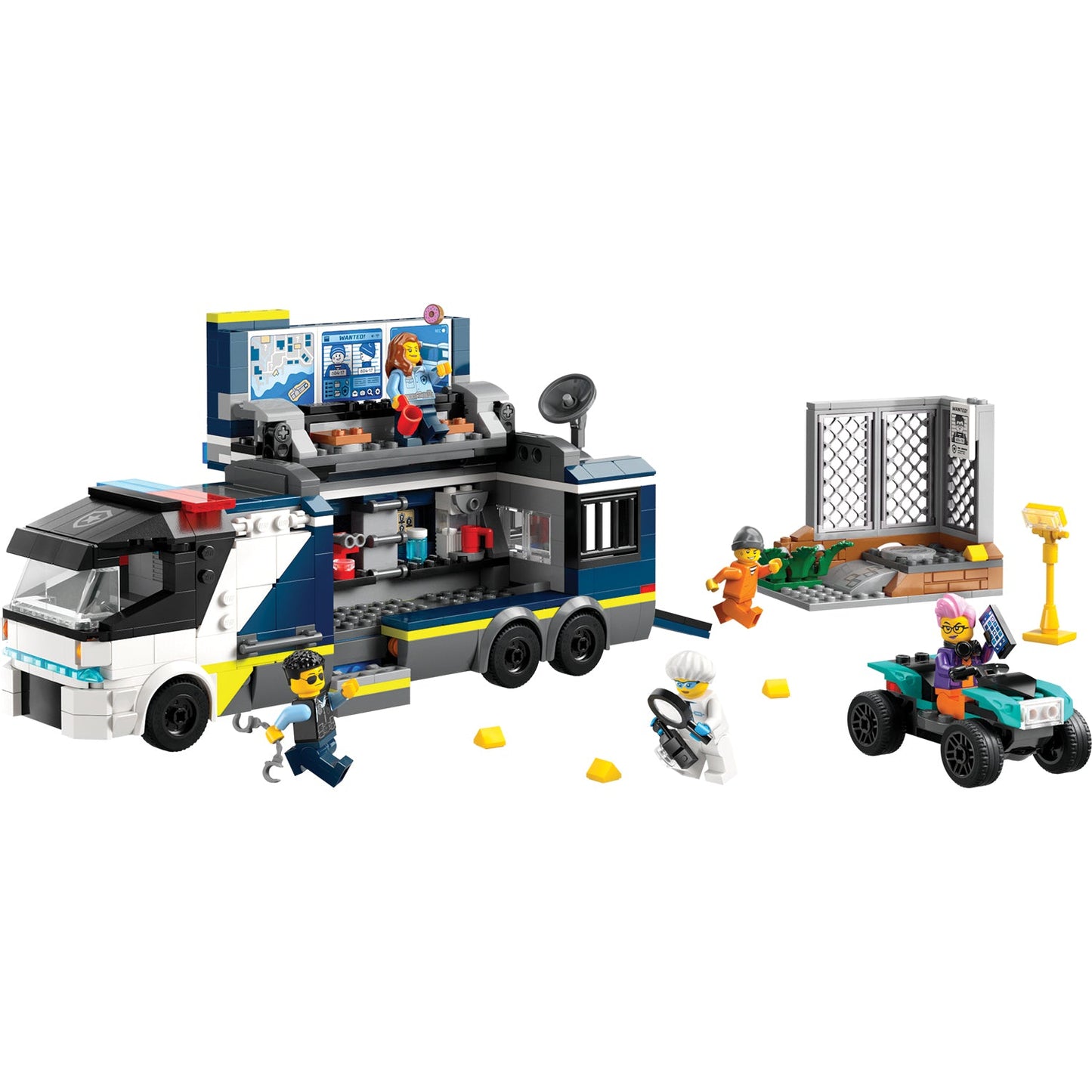 LEGO® City Police Mobile Crime Lab Truck - Xe Tải Phòng Thí Nghiệm Tội Phạm Lưu Động - LEGO 60418 - Hình ảnh chi tiết 2
