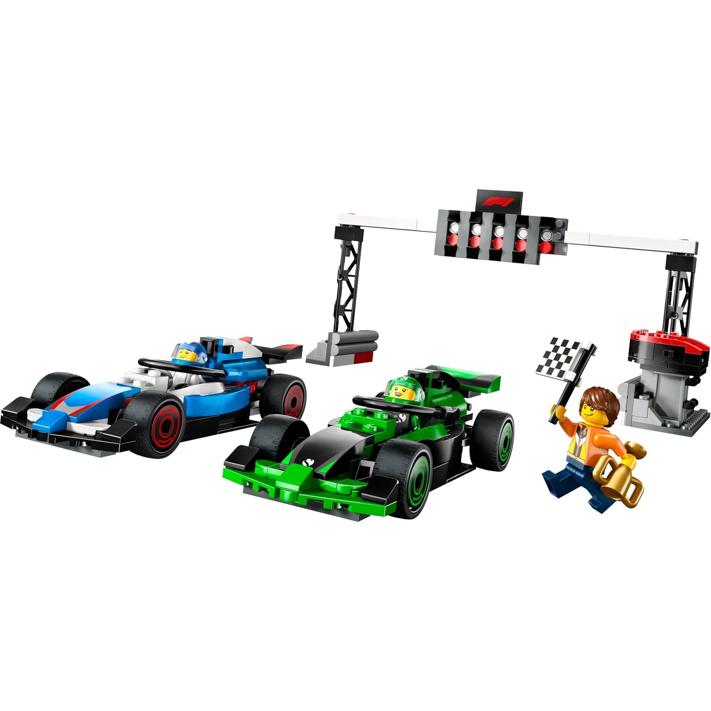LEGO® City F1® Grid with VCARB & Sauber Race Cars - Bộ Lắp Ráp Xe Đua Công Thức 1 - LEGO 60474 - Hình ảnh chi tiết 2