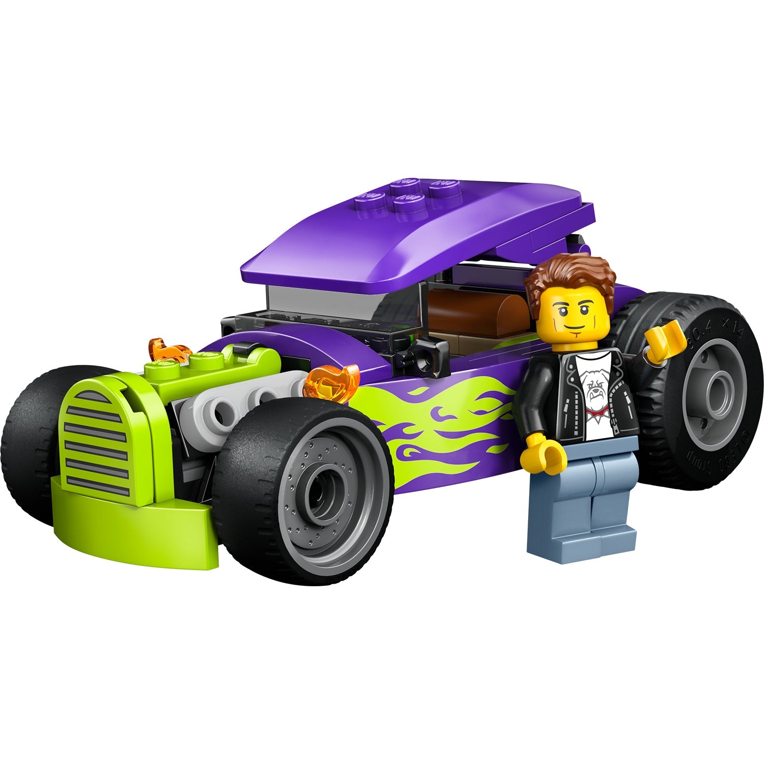 LEGO® City Hot Rod - Xe Đua Hot Rod Cổ Điển - LEGO 60485 - Hình ảnh chi tiết 2