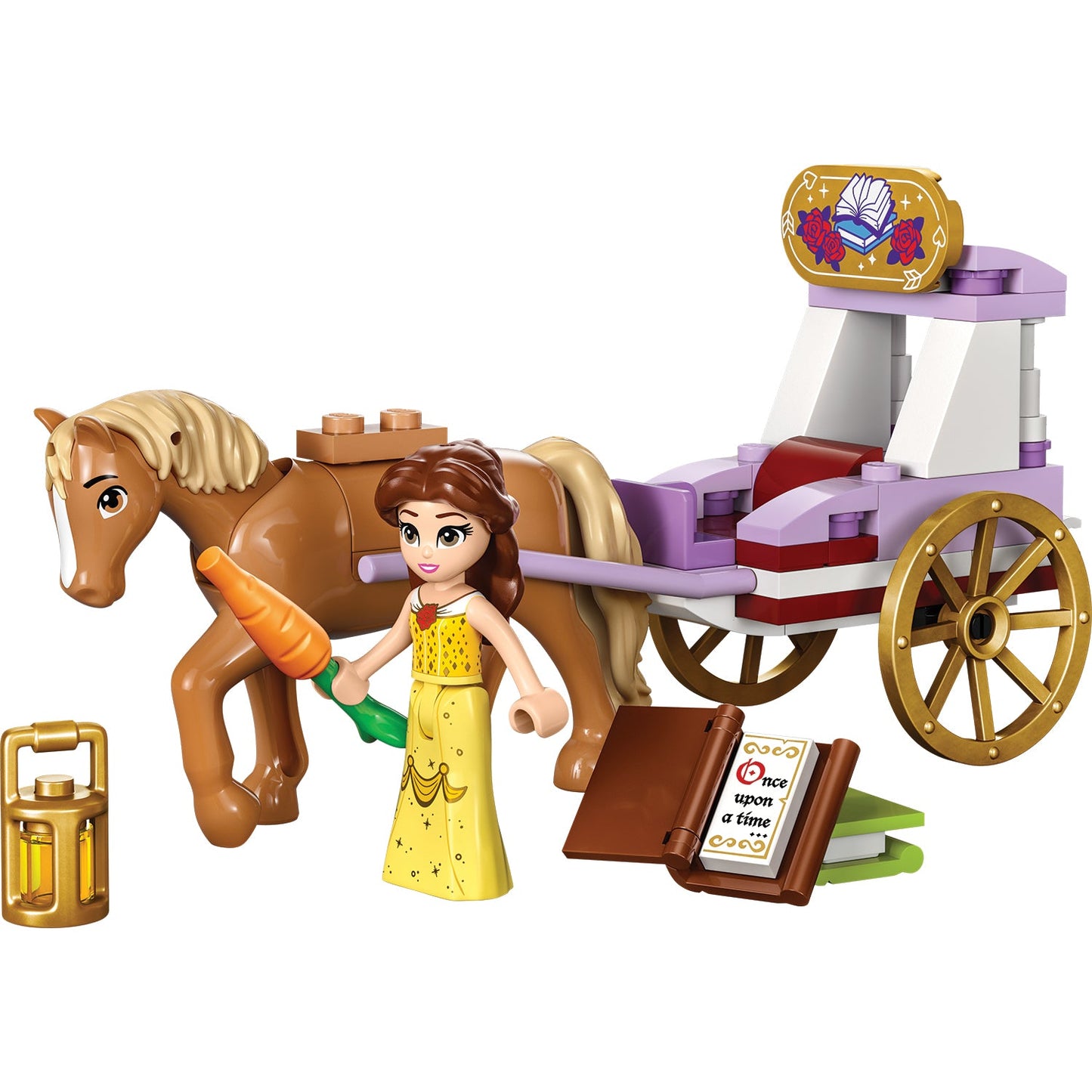 LEGO® Disney™ Belle's Storytime Horse Carriage - Đồ Chơi Lắp Ráp Xe Ngựa Của Công Chúa Belle - LEGO 43233 - Hình ảnh chi tiết 2