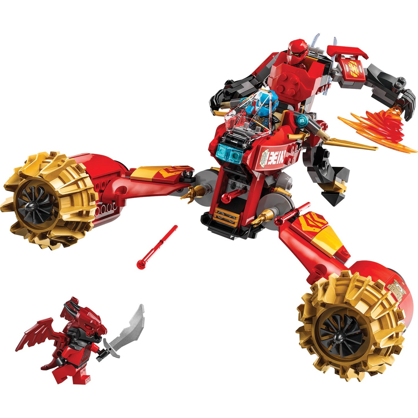 LEGO® NINJAGO® Kai’s Mech Storm Rider - Robot Cơ Giáp Chiến Đấu Kai (71830) - LEGO - Hình ảnh chi tiết 2