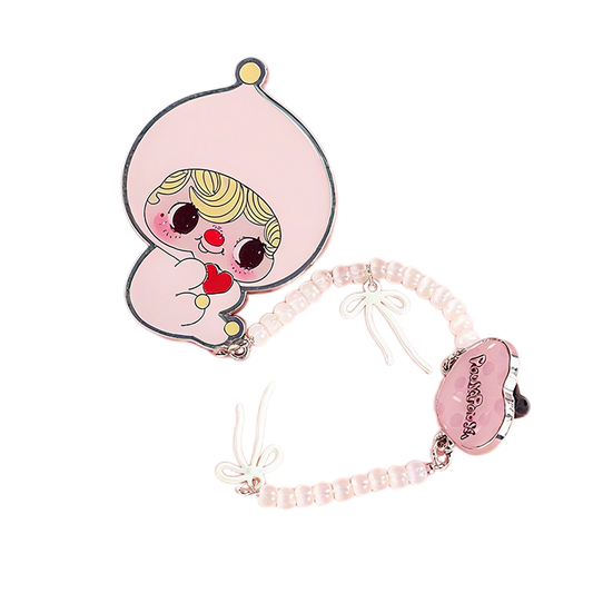 POUKA CHILDHOOD BUTTON PHONE CHARM - Móc treo điện thoại Art Toy Blind Box - 52TOYS