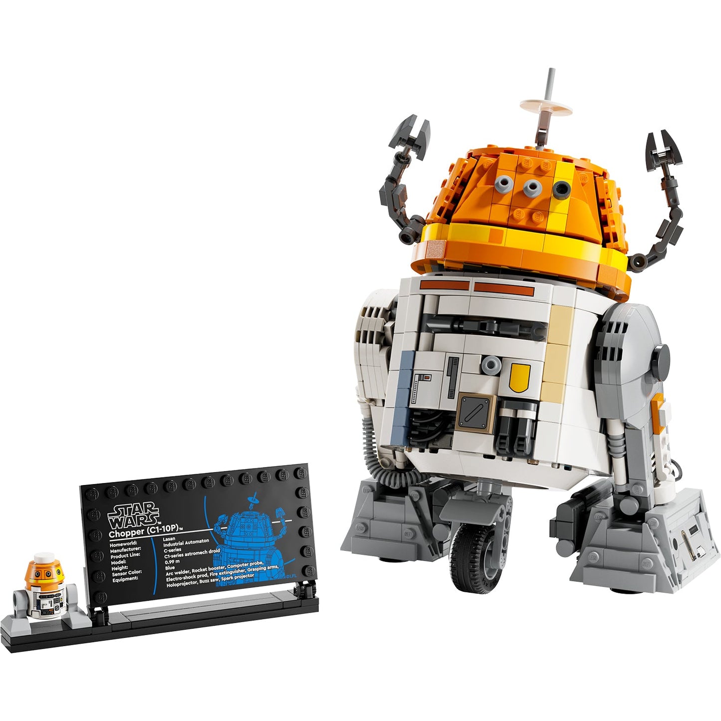 LEGO® Star Wars™ Chopper (C1-10P)™ Astromech Droid - Mô hình lắp ráp Star Wars LEGO 75416 - Hình ảnh chi tiết 2