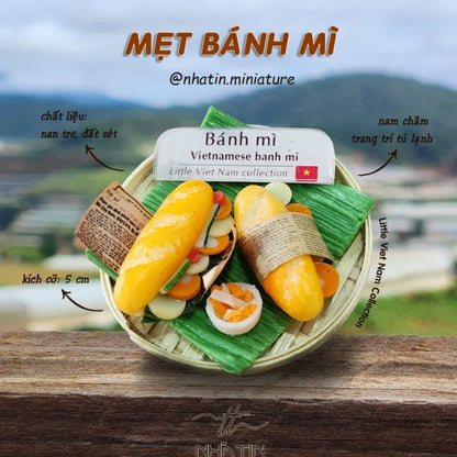 Nam Châm Mô Hình Mẹt Ẩm Thực Việt Nam - Nhà Tin - Hình ảnh sản phẩm