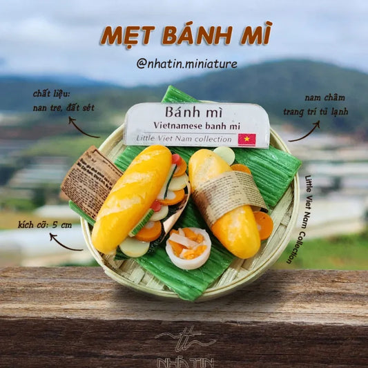 Nam Châm Mô Hình Mẹt Ẩm Thực Việt Nam - Nhà Tin