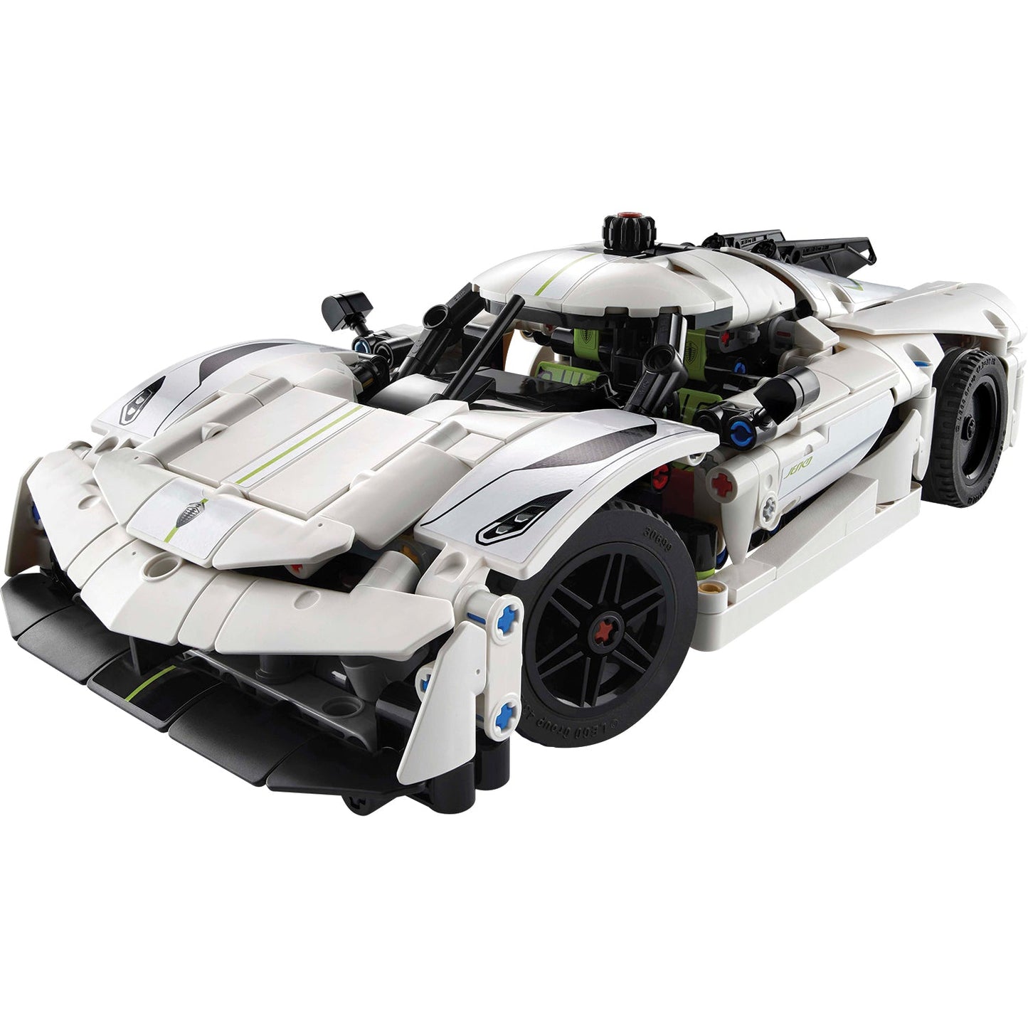 LEGO® Technic™ Koenigsegg Jesko Absolut White Hypercar - Mô Hình Xe Đua Siêu Xe LEGO 42184 - Hình ảnh chi tiết 2