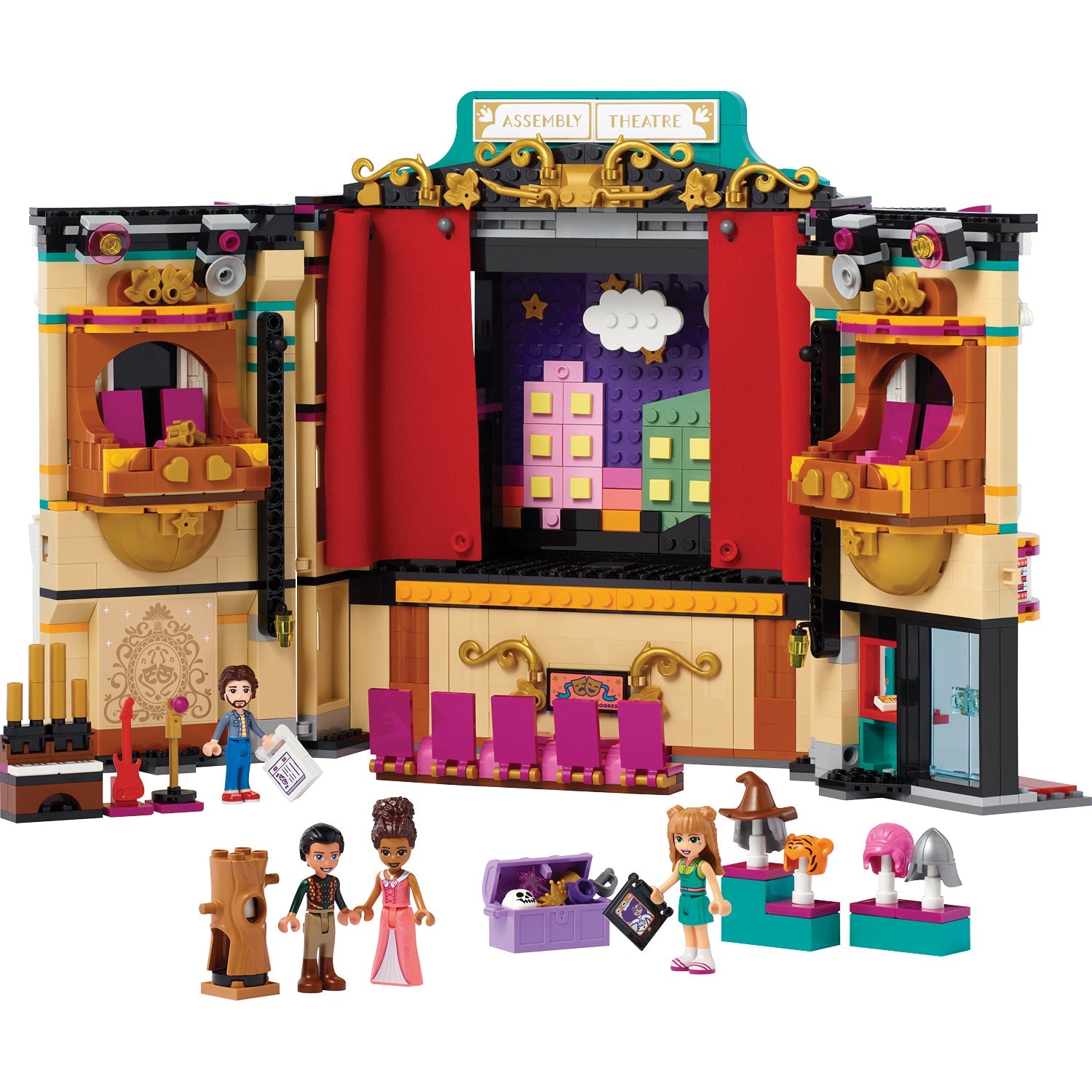 LEGO® Friends™ Andrea’s Theater School - Đồ Chơi Lắp Ráp Nhà Hát Nghệ Thuật 41714 - Hình ảnh chi tiết 2