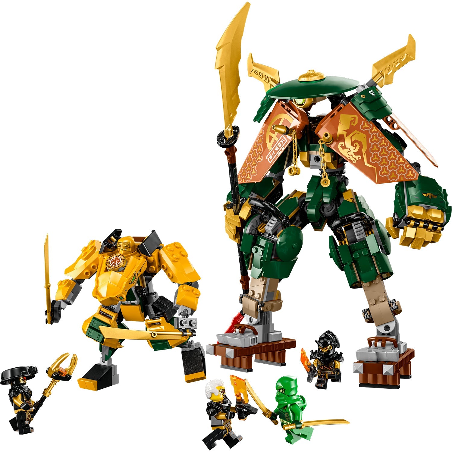 LEGO® NINJAGO® Lloyd and Arin’s Ninja Team Mechs - Bộ Đồ Chơi Lắp Ráp Robot Đội Ninja - LEGO 71794 - Hình ảnh chi tiết 2