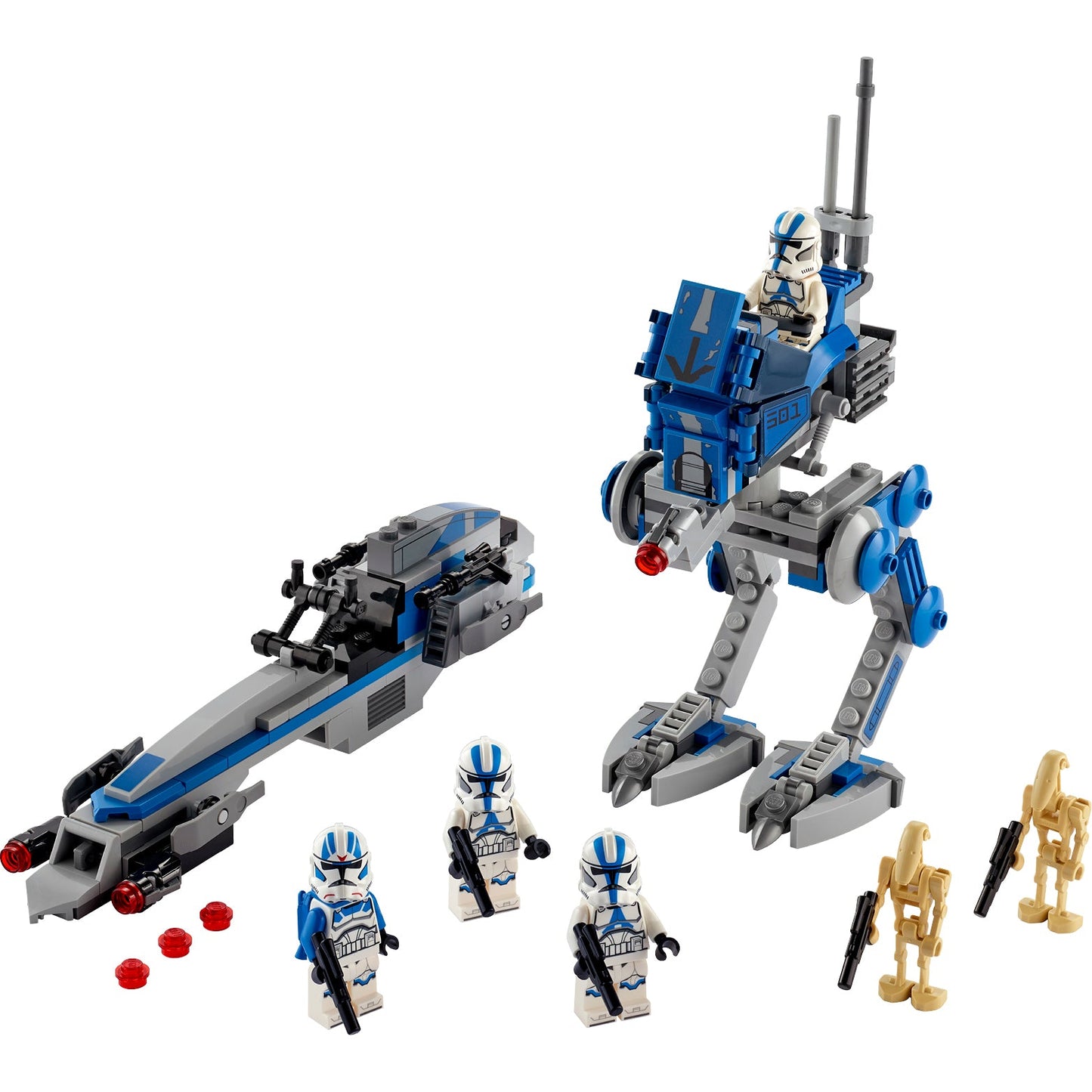 LEGO® Star Wars™ 501st Legion™ Clone Troopers - Bộ Lắp Ráp Chiến Binh Clone - LEGO 75280 - Hình ảnh chi tiết 2