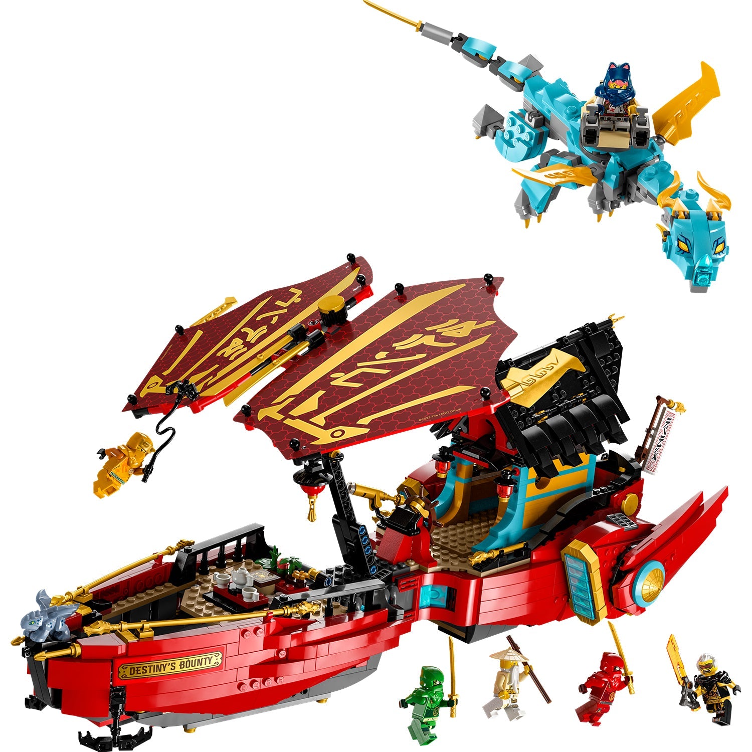 LEGO® NINJAGO® Destiny’s Bounty – race against time | Chiến Hạm Khinh Khí Cầu Ninja | LEGO 71797 - Hình ảnh chi tiết 2