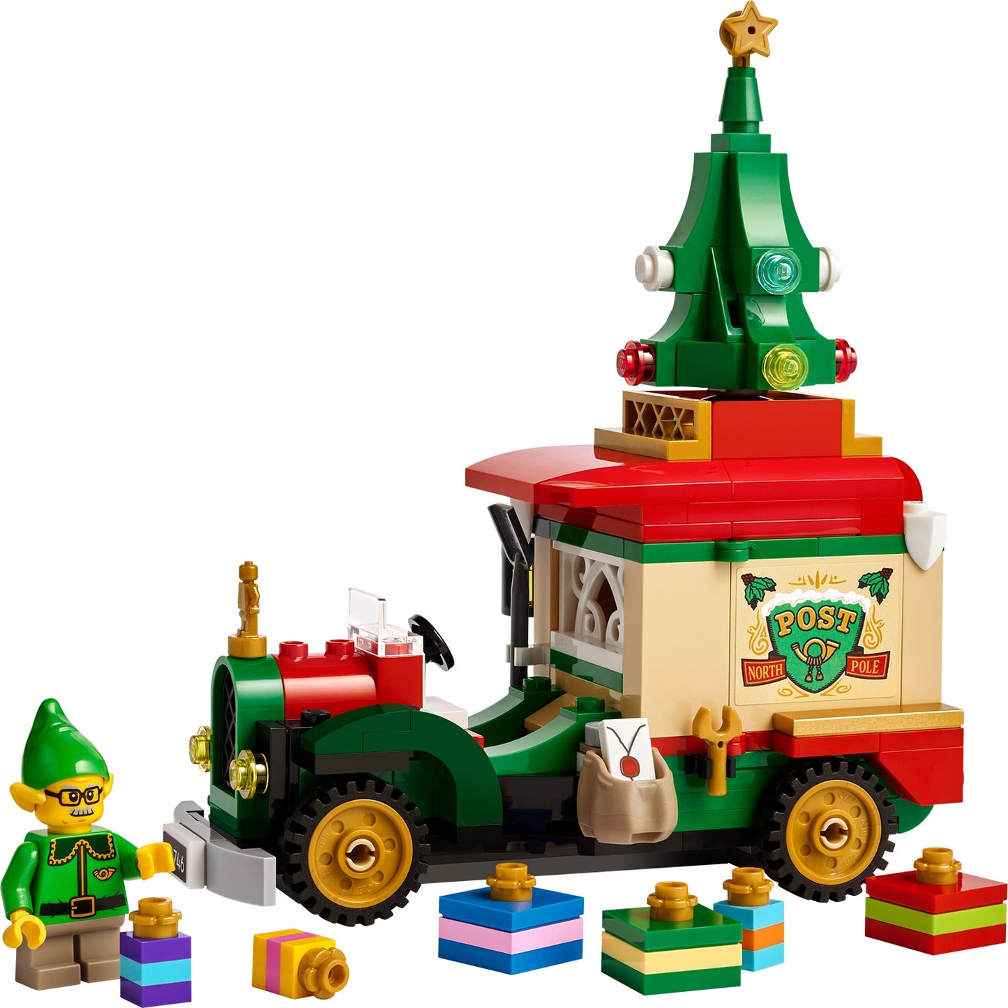 LEGO® Santa’s Delivery Truck - Xe Giao Hàng Của Ông Già Noel - LEGO 40746 - Hình ảnh chi tiết 2