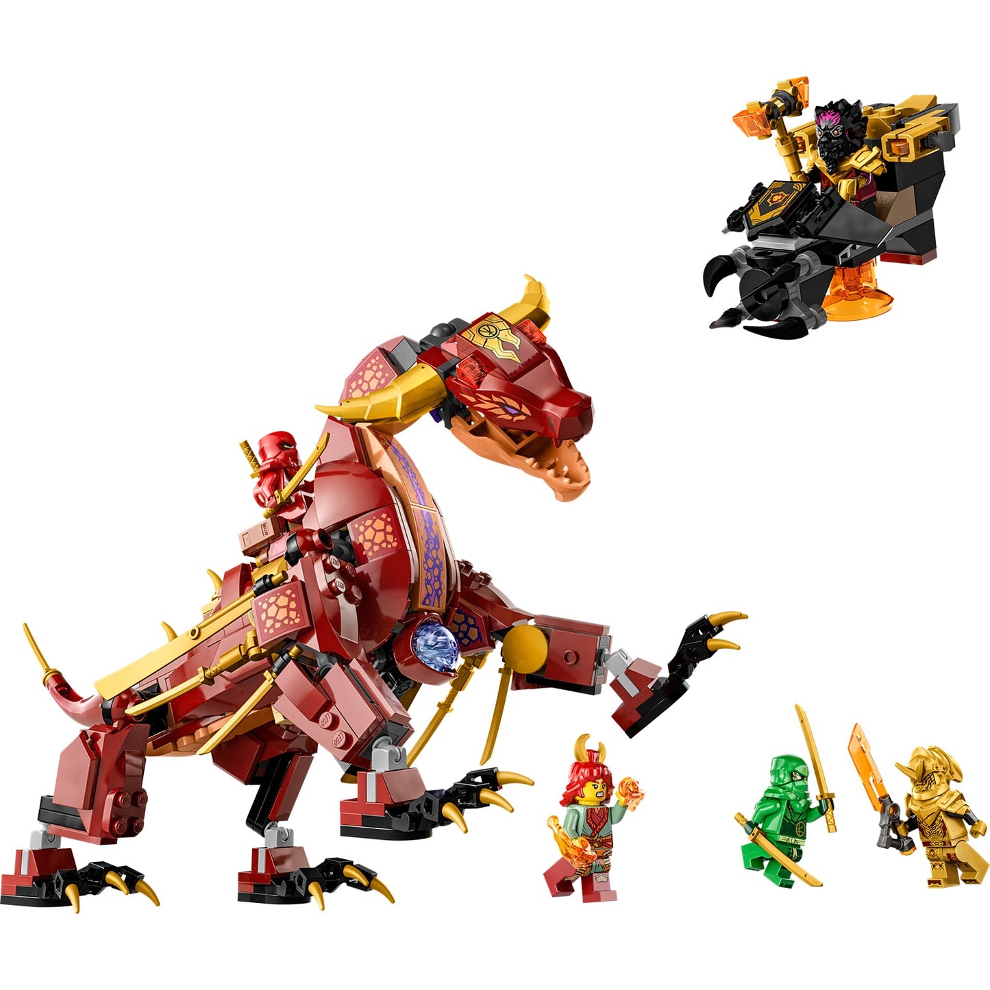 LEGO® NINJAGO® Heatwave Transforming Lava Dragon - Đồ chơi lắp ráp Rồng Lửa Biến Hình (71793) - LEGO - Hình ảnh sản phẩm