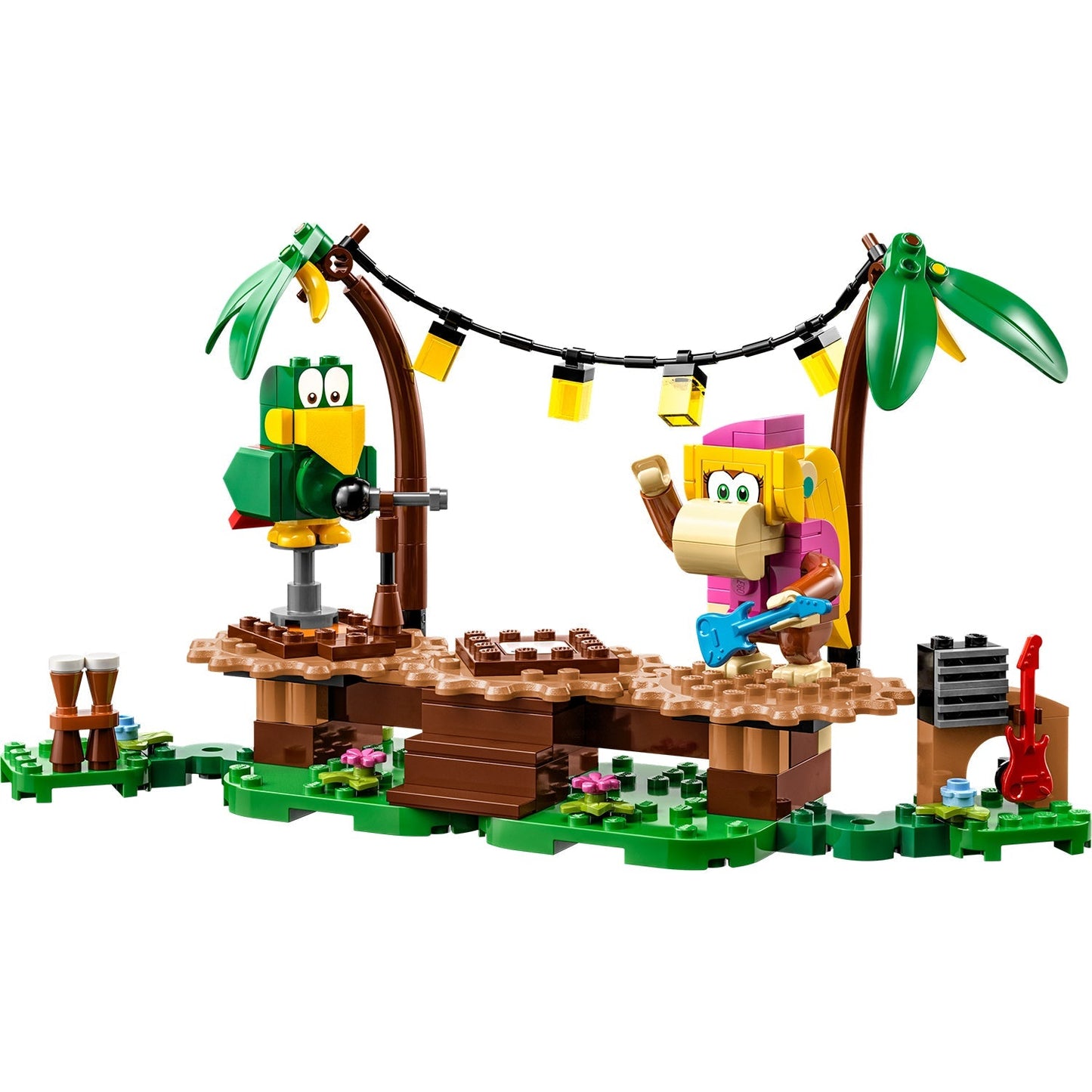 LEGO® Super Mario™ Dixie Kongs Jungle Jam Expansion Set - Bộ mở rộng Đồ chơi lắp ráp LEGO 71421 - Hình ảnh chi tiết 2