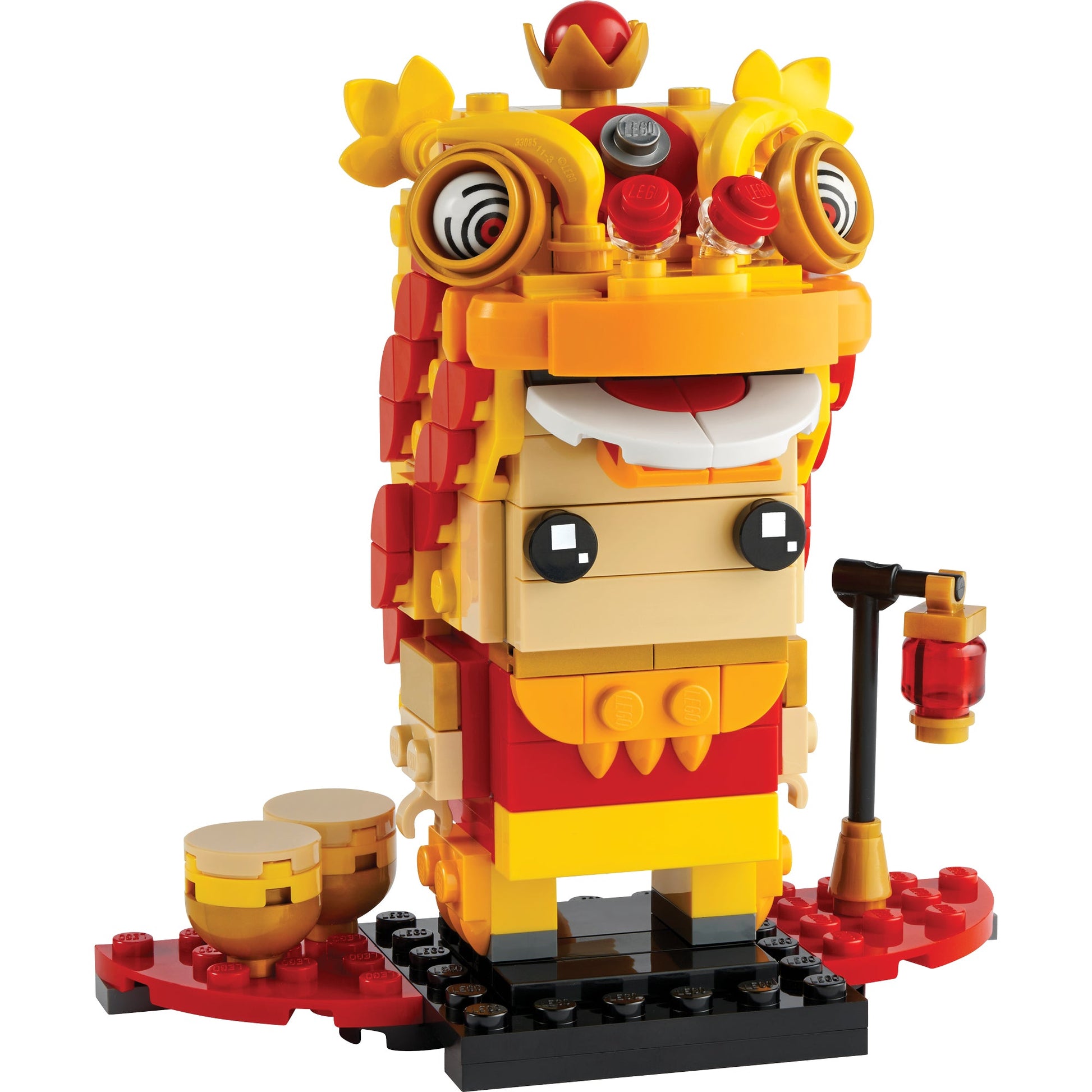 LEGO® BrickHeadz™ Lion Dance Guy - Mô hình Múa Lân Tết Nguyên Đán - LEGO 40540 - Hình ảnh chi tiết 2