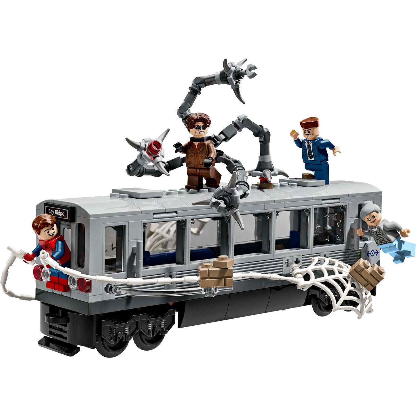 LEGO® Marvel Spider-Man vs. Doc Ock Subway Train Scene - Mô Hình Lắp Ráp Tàu Điện Ngầm Chiến Đấu LEGO 76321 - Hình ảnh chi tiết 2