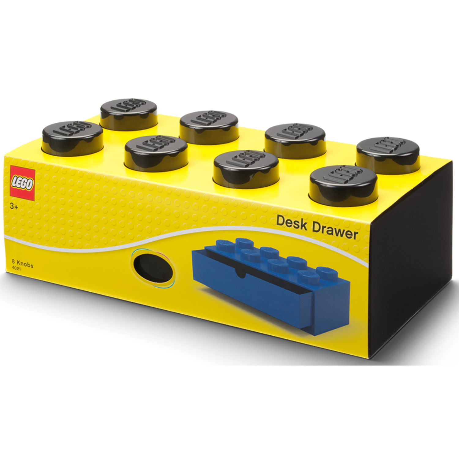 LEGO Desk Drawer 8 - Black - Ngăn kéo để bàn LEGO 8 nút - LEGO 40211733 - Hình ảnh bổ sung 4