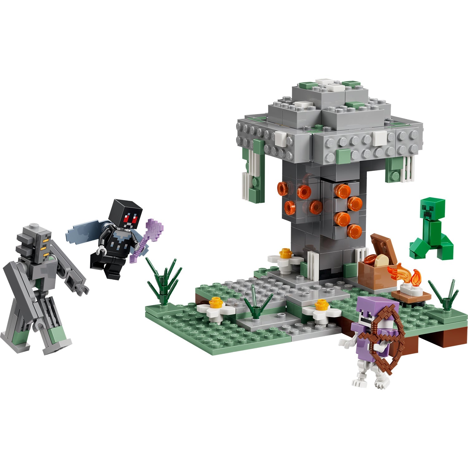 LEGO® Minecraft® The Pale Garden - Đồ chơi lắp ráp Khu Vườn Nhợt Nhạt (21586) - LEGO Minecraft - Hình ảnh chi tiết 2