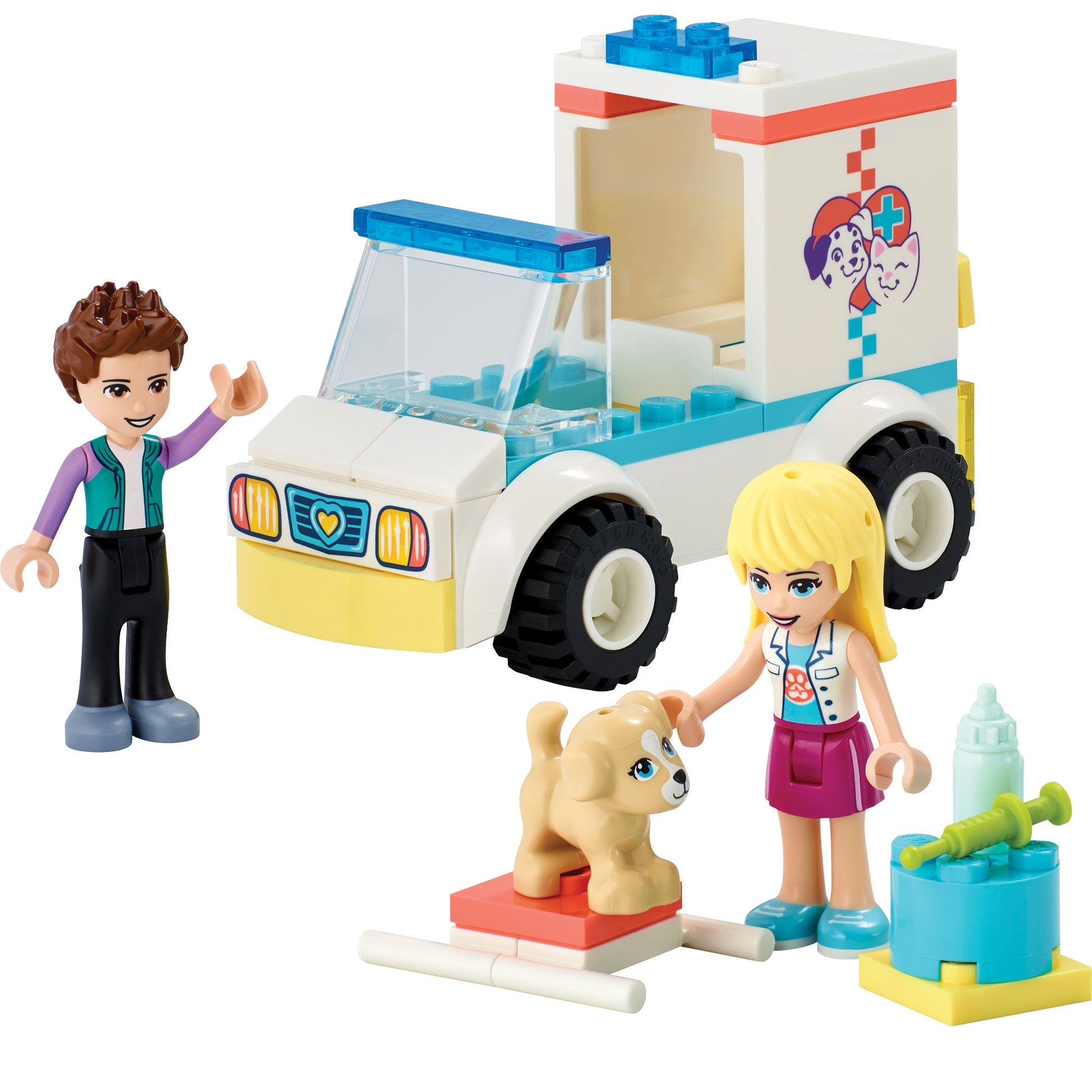 LEGO® Friends™ Pet Clinic Ambulance - Xe Cứu Thương Thú Cưng - 41694 - Hình ảnh chi tiết 2