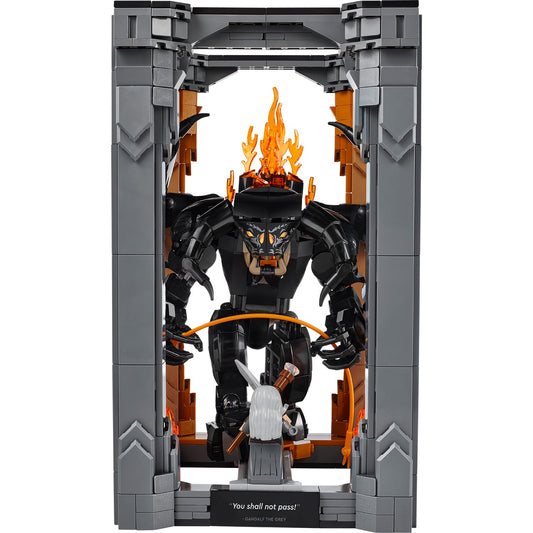 LEGO® ICONS™ The Lord of the Rings: Balrog™ Book Nook - Mô Hình Trang Trí Kệ Sách LEGO 10367