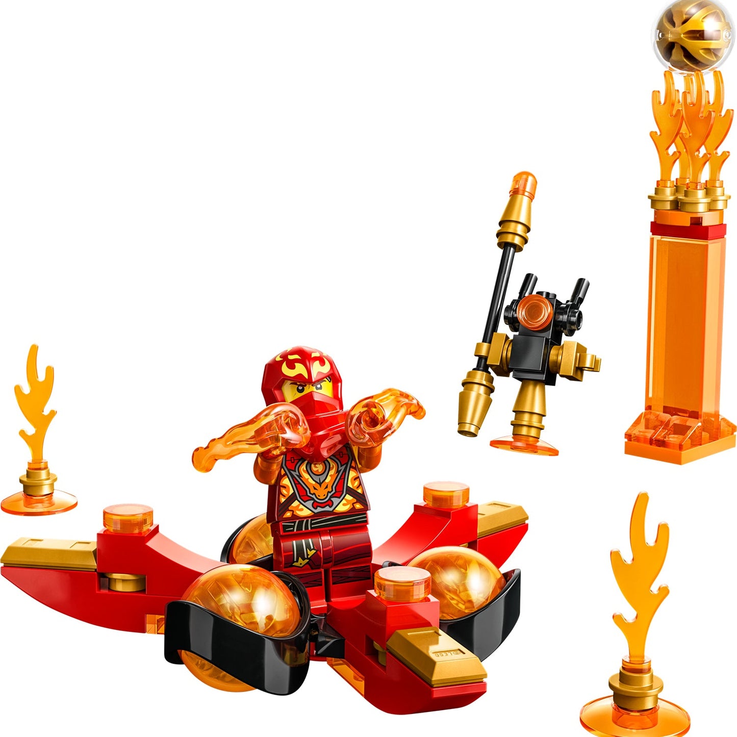 LEGO® NINJAGO® Kai’s Dragon Power Spinjitzu Flip Đồ Chơi Lắp Ráp Vòng Xoay Nhào Lộn LEGO 71777 - Hình ảnh chi tiết 2