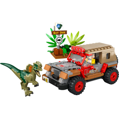 LEGO® Jurassic Park Dilophosaurus Ambush - Đồ Chơi Lắp Ráp Xe Jeep Và Khủng Long - LEGO 76958 - Hình ảnh chi tiết 2
