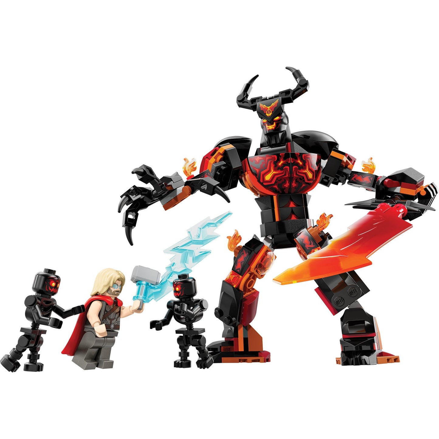 LEGO® Marvel Thor vs. Surtur Construction Figure - Đồ Chơi Lắp Ráp Mô Hình Siêu Anh Hùng LEGO 76289 - Hình ảnh chi tiết 2