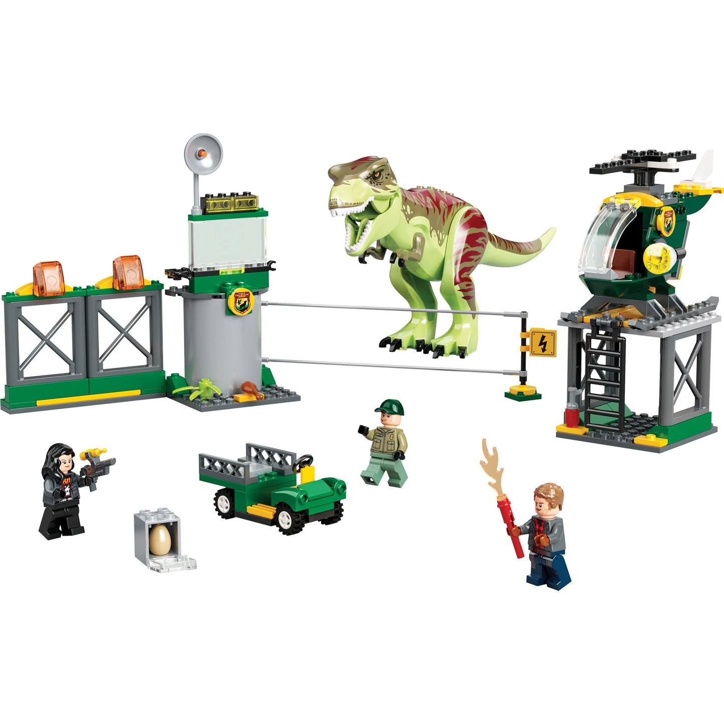 LEGO® Jurassic World T. rex Dinosaur Breakout - Đồ Chơi Lắp Ráp Khủng Long T-Rex LEGO 76944 - Hình ảnh chi tiết 2