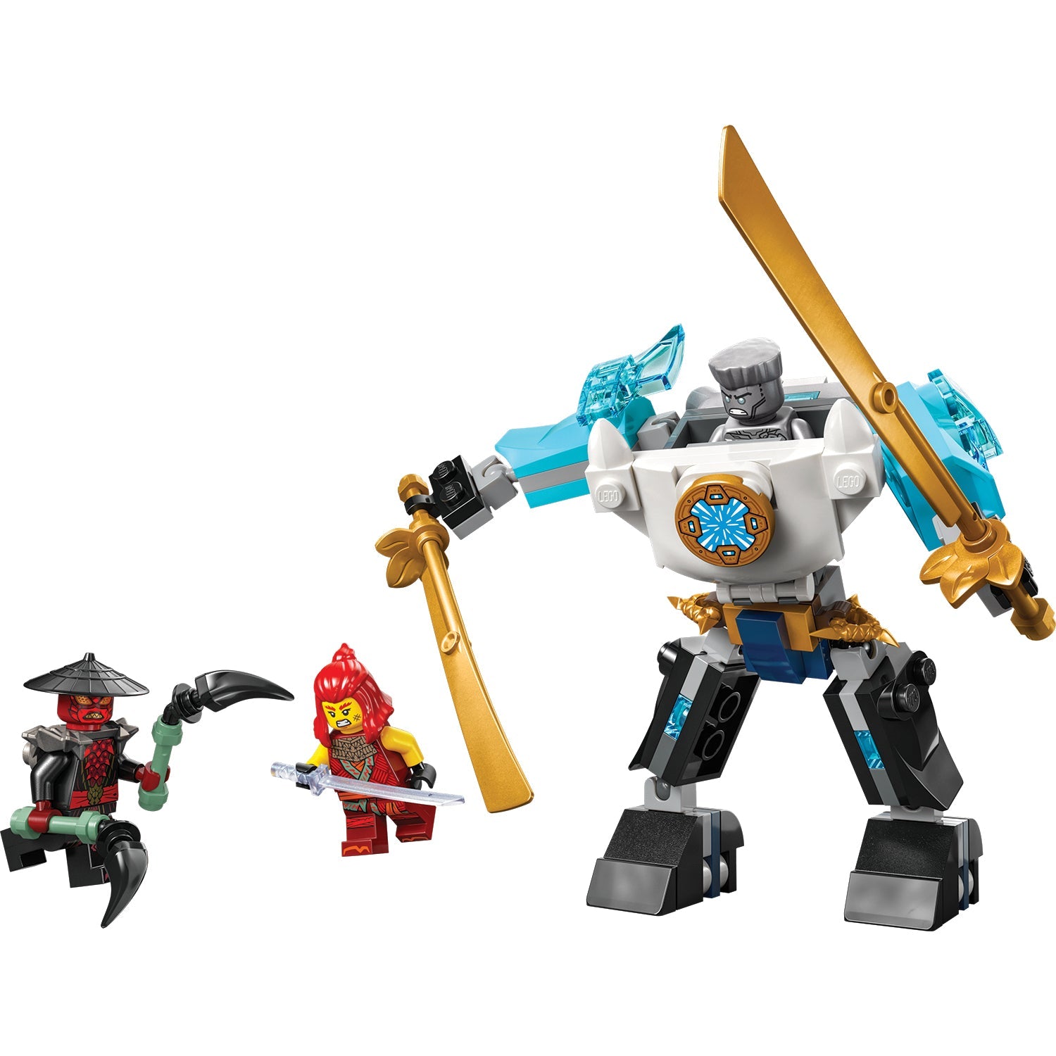 LEGO® NINJAGO® Zane’s Battle Suit Mech - Đồ chơi lắp ráp Robot chiến đấu - LEGO 71827 - Hình ảnh chi tiết 2