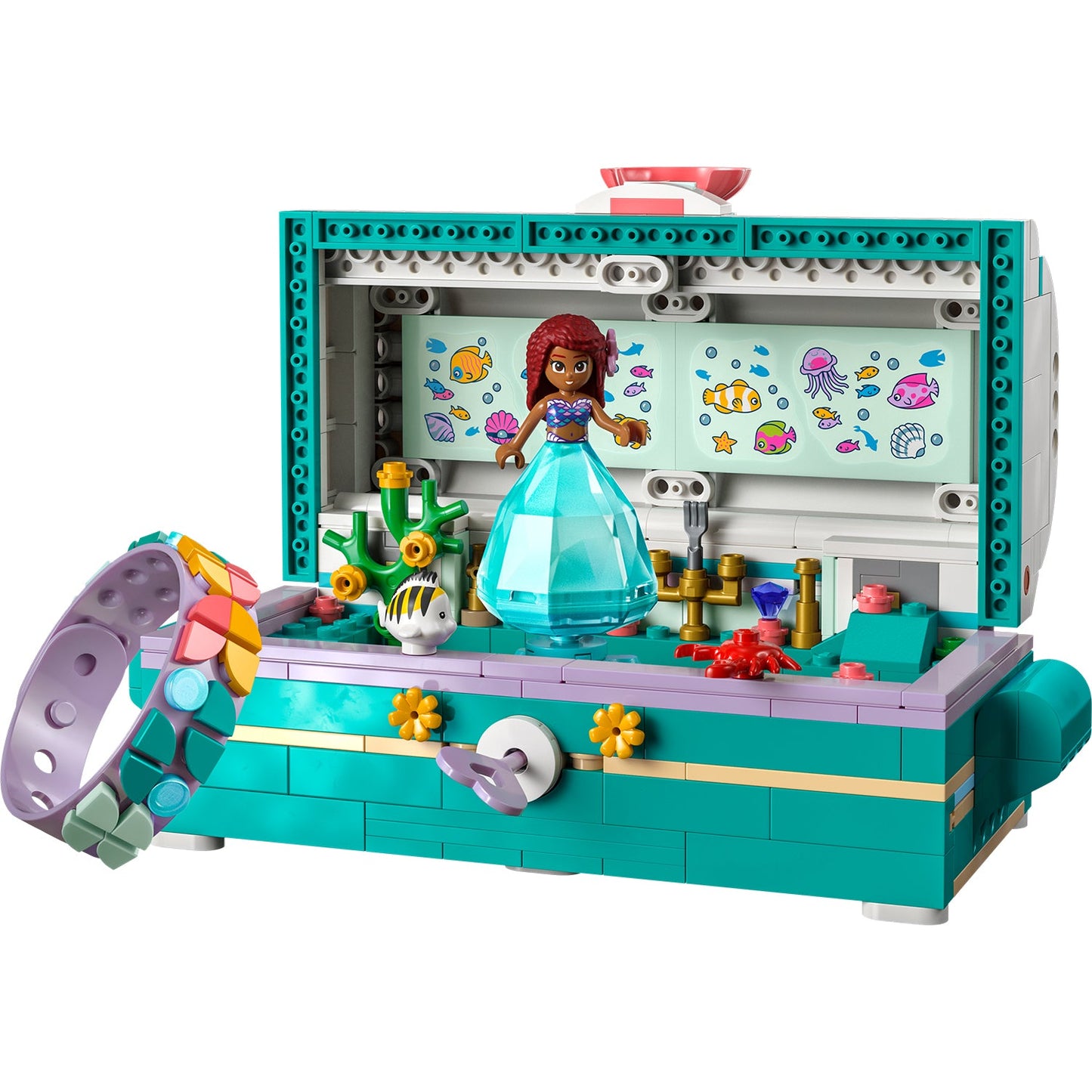 LEGO® Disney™ Ariel’s Treasure Chest - Đồ chơi lắp ráp Rương Kho Báu Nàng Tiên Cá - LEGO 43229 - Hình ảnh chi tiết 2