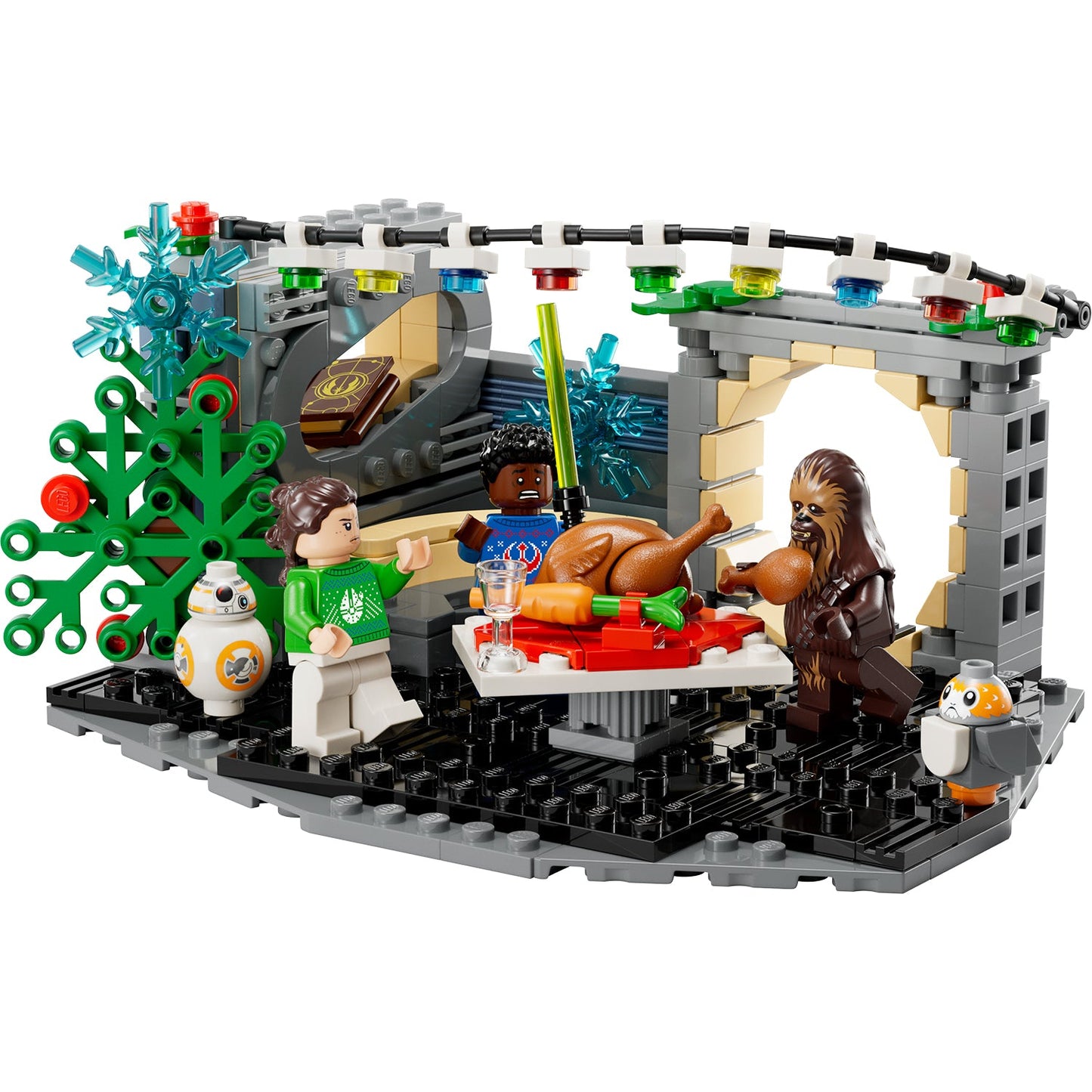 LEGO® Star Wars™ Millennium Falcon™ Holiday Diorama - Mô Hình Lễ Hội Giáng Sinh - LEGO 40658 - Hình ảnh chi tiết 2