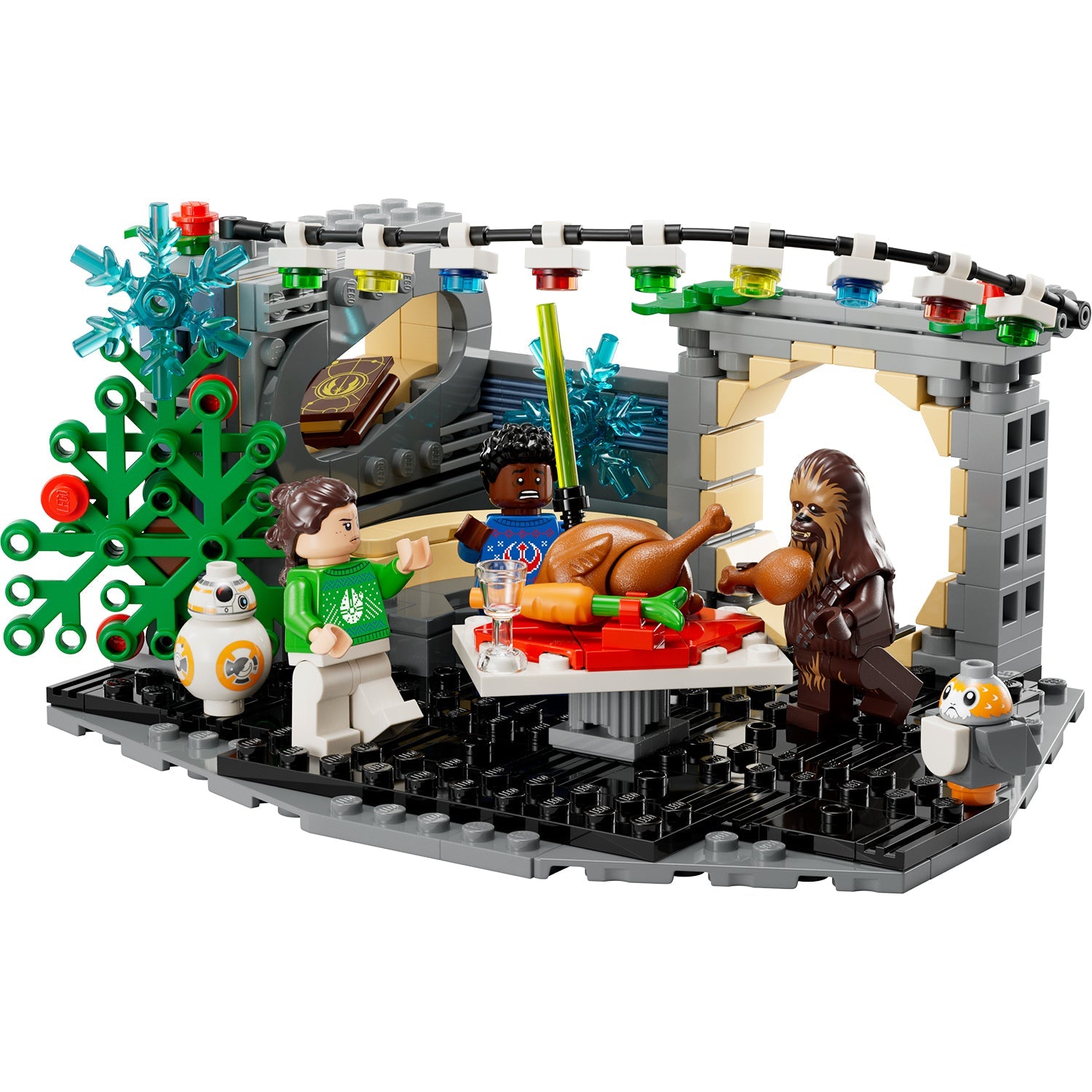 LEGO® Star Wars™ Millennium Falcon™ Holiday Diorama - Mô Hình Lễ Hội Giáng Sinh - LEGO 40658 - Hình ảnh chi tiết 2