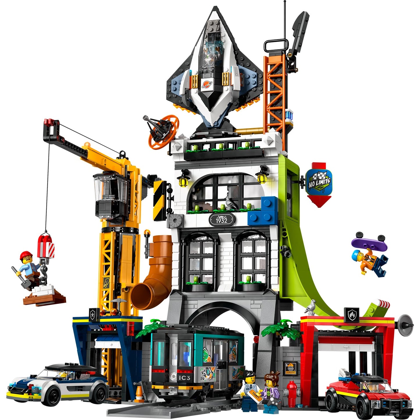 LEGO® City The City Tower - Mô Hình Thành Phố Đa Năng 3 Tầng - LEGO 60473 - Hình ảnh chi tiết 2