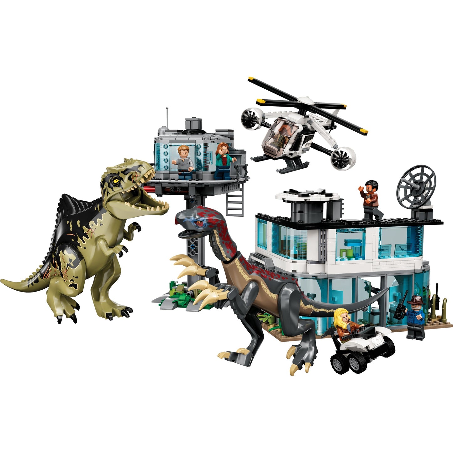 LEGO® Jurassic World Giganotosaurus and Therizinosaurus Attack - Bộ Đồ Chơi Lắp Ráp Khủng Long 76949 - LEGO - Hình ảnh chi tiết 2