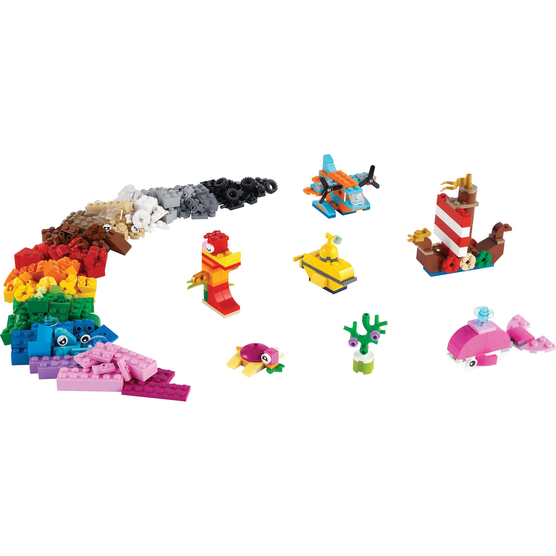LEGO® Classic Creative Ocean Fun - Bộ đồ chơi lắp ráp Sáng tạo Đại dương - LEGO 11018 - Hình ảnh chi tiết 2