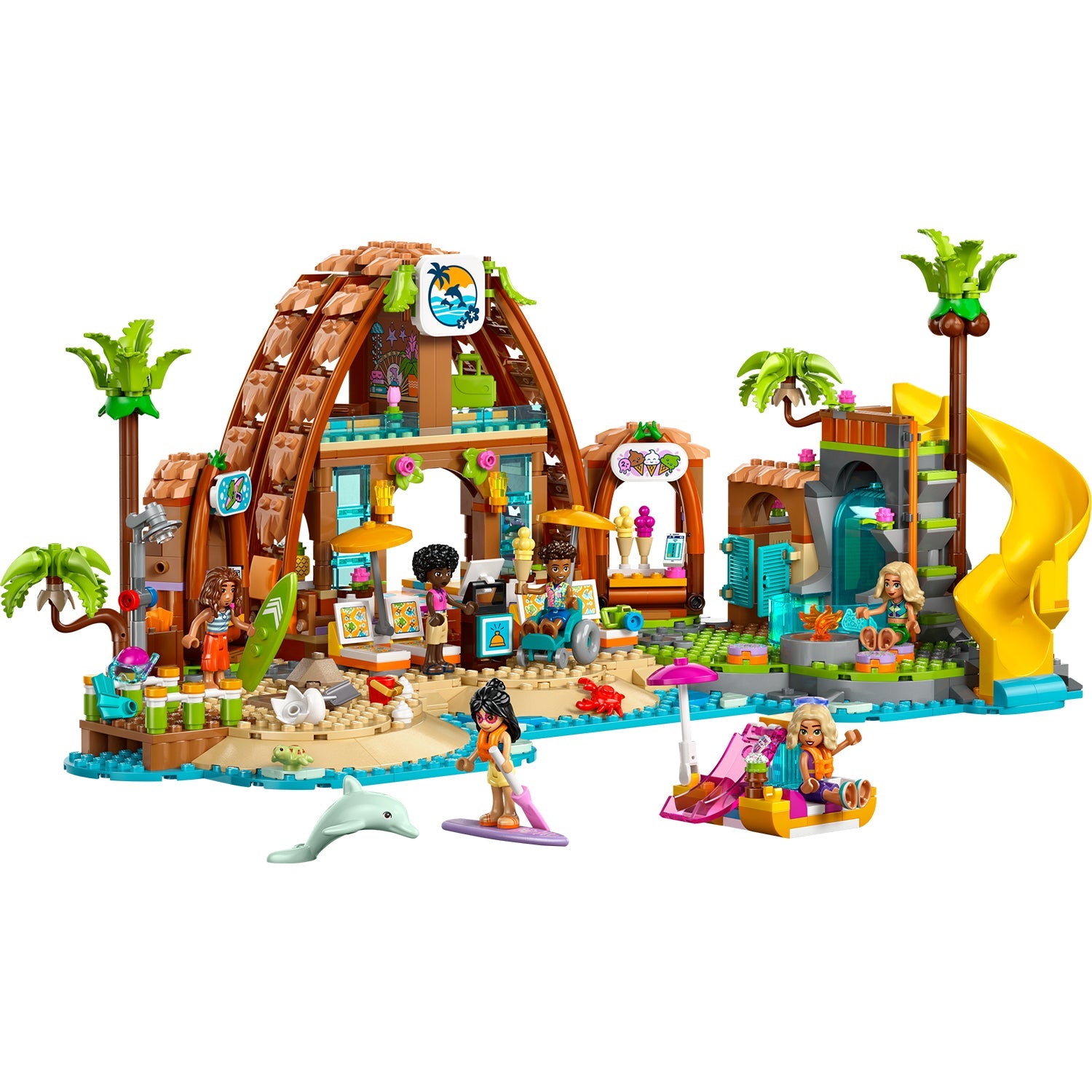 LEGO® Friends™ Family Vacation Beach Resort - Đồ Chơi Lắp Ráp Khu Nghỉ Dưỡng Bãi Biển - LEGO 42673 - Hình ảnh chi tiết 2