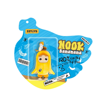 NOOK - BANANANA 120% LIMITED EDITION - Mô hình Art Toy Cao Cấp - 52TOYS