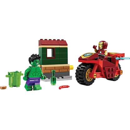 LEGO® Marvel Iron Man with Bike and The Hulk - Đồ Chơi Lắp Ráp Siêu Anh Hùng Avengers - LEGO 76287 - Hình ảnh chi tiết 2