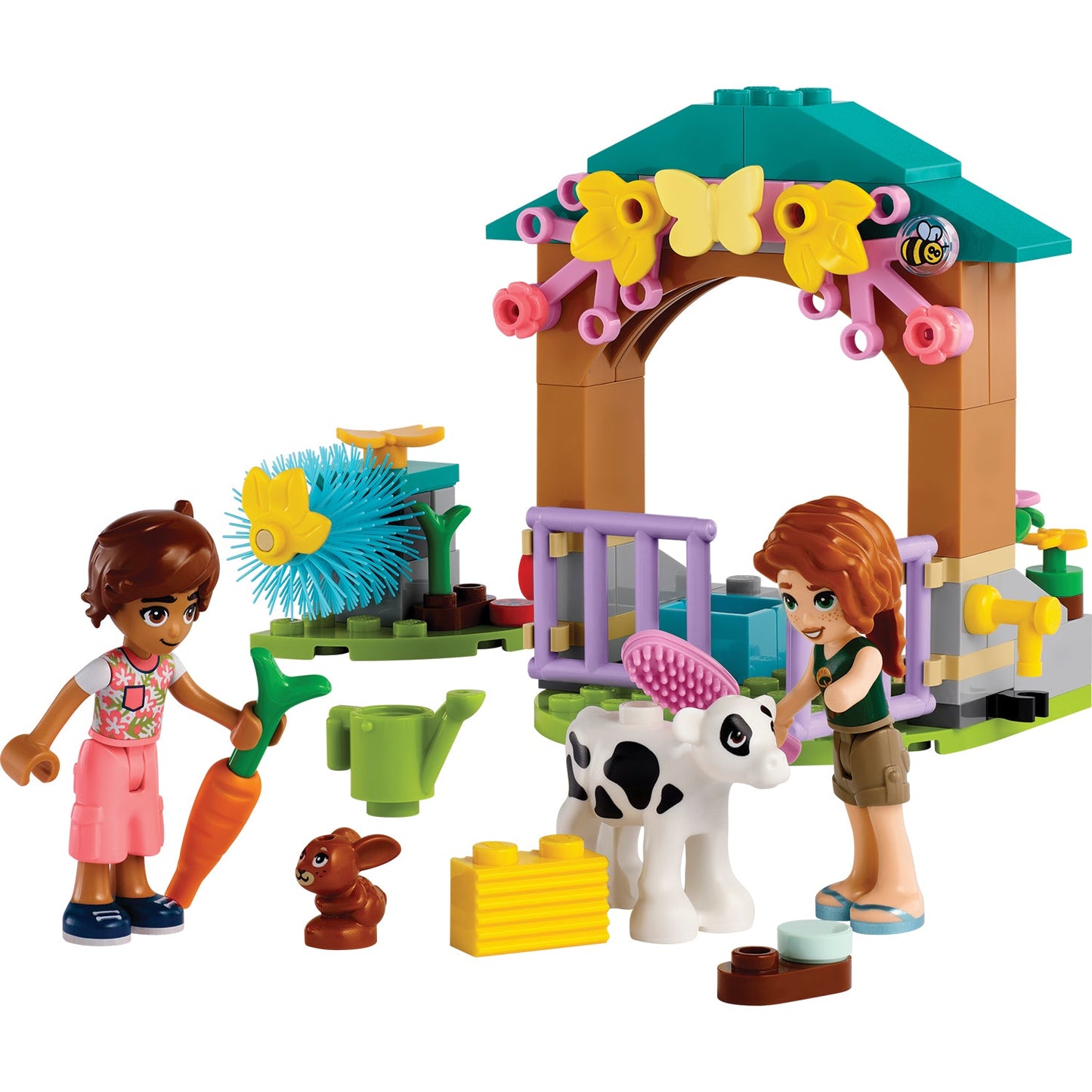 LEGO® Friends™ Autumn's Baby Cow Shed - Đồ Chơi Lắp Ráp Chuồng Bê Nông Trại - LEGO 42607 - Hình ảnh chi tiết 2