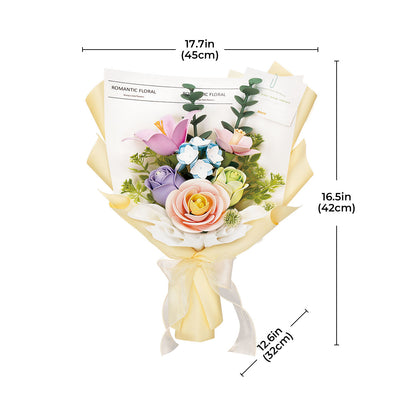 ROKR Spring Time Bouquet DIY 3D Puzzle - Mô hình lắp ráp gỗ 3D Bó hoa xuân - ROKR AF01J