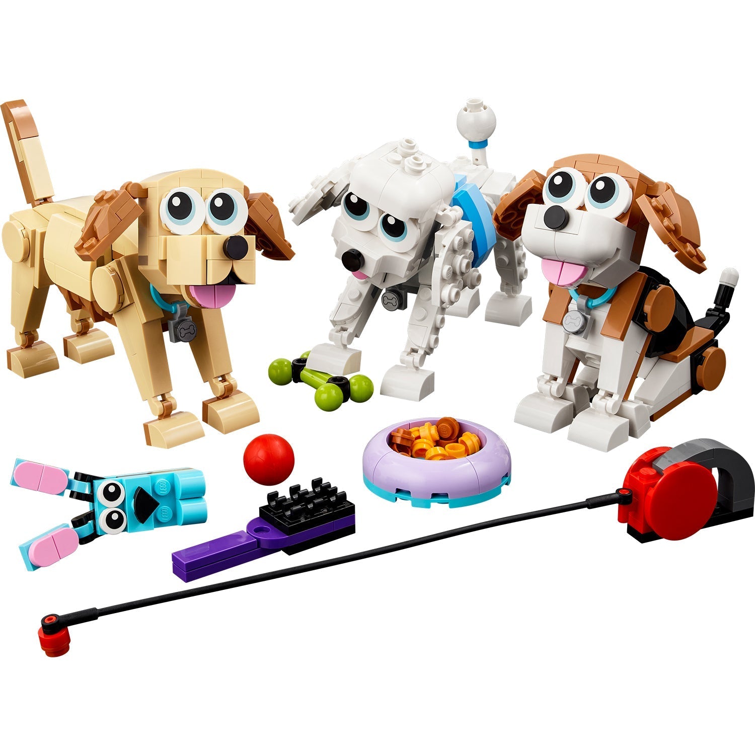 LEGO® Creator 3-in-1 Adorable Dogs - Bộ Lắp Ráp Chó Cưng Đáng Yêu 3 Trong 1 - 31137 - Hình ảnh chi tiết 2