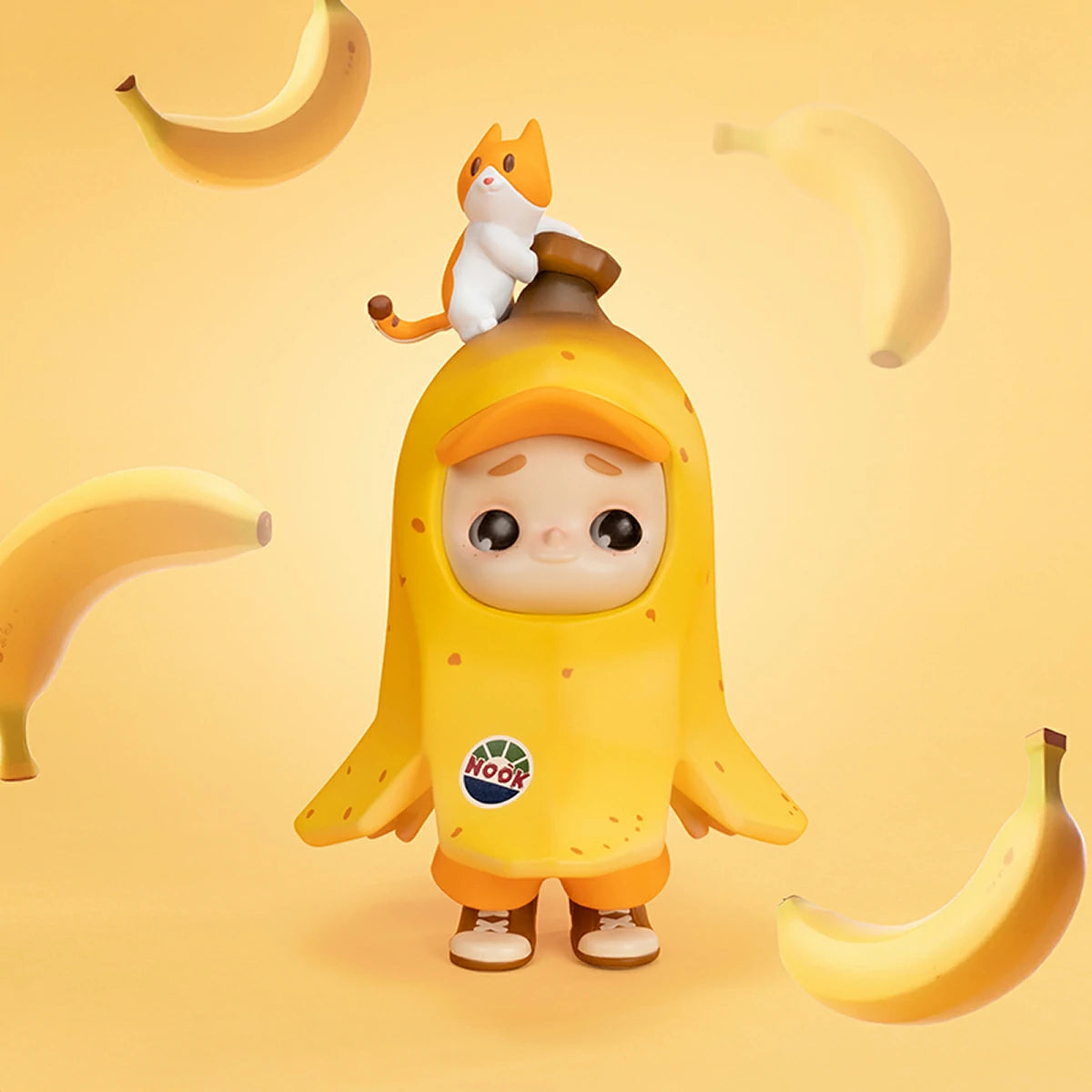NOOK - BANANANA 120% LIMITED EDITION - Mô hình Art Toy Cao Cấp - 52TOYS