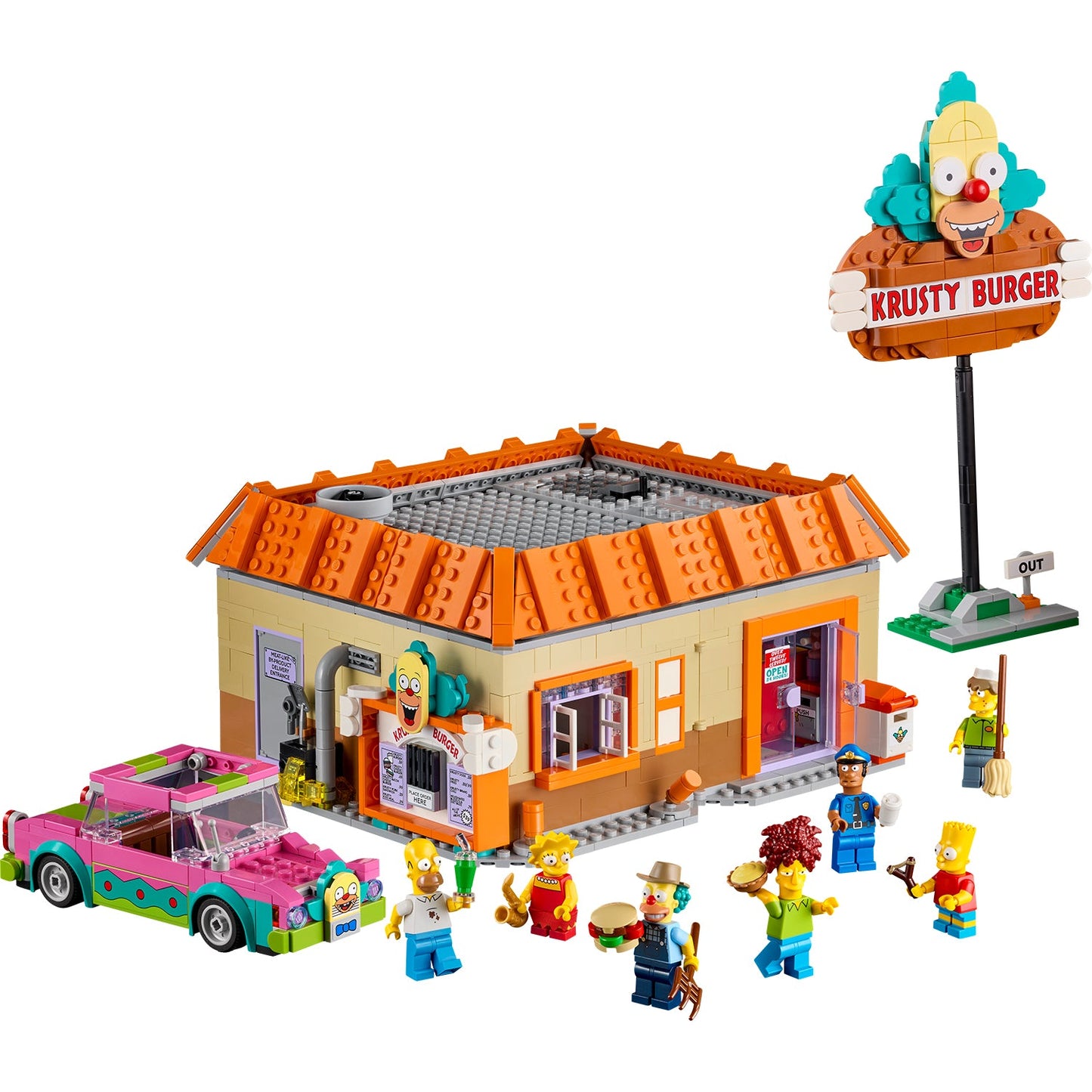 LEGO® ICONS™ The Simpsons™: Krusty Burger - Mô hình lắp ráp nhà hàng Springfield (10352) - Hình ảnh chi tiết 2