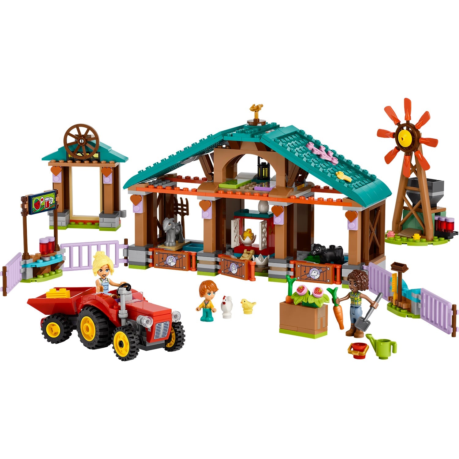 LEGO® Friends™ Farm Animal Sanctuary - Đồ chơi lắp ráp Khu bảo tồn động vật trang trại - LEGO 42617 - Hình ảnh chi tiết 2