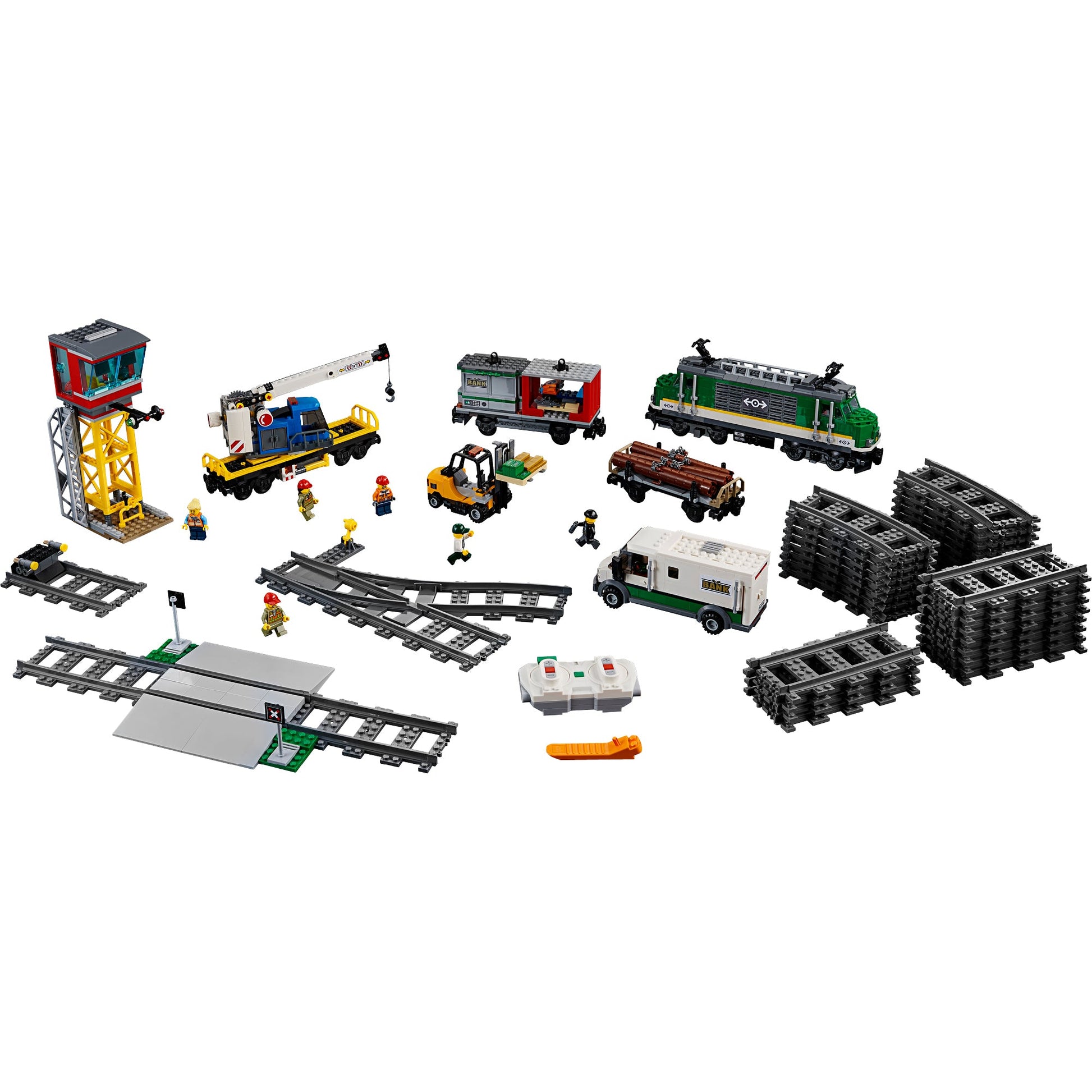 LEGO® City Cargo Train Bộ Đồ Chơi Tàu Hỏa Chở Hàng 60198 - Hình ảnh chi tiết 2