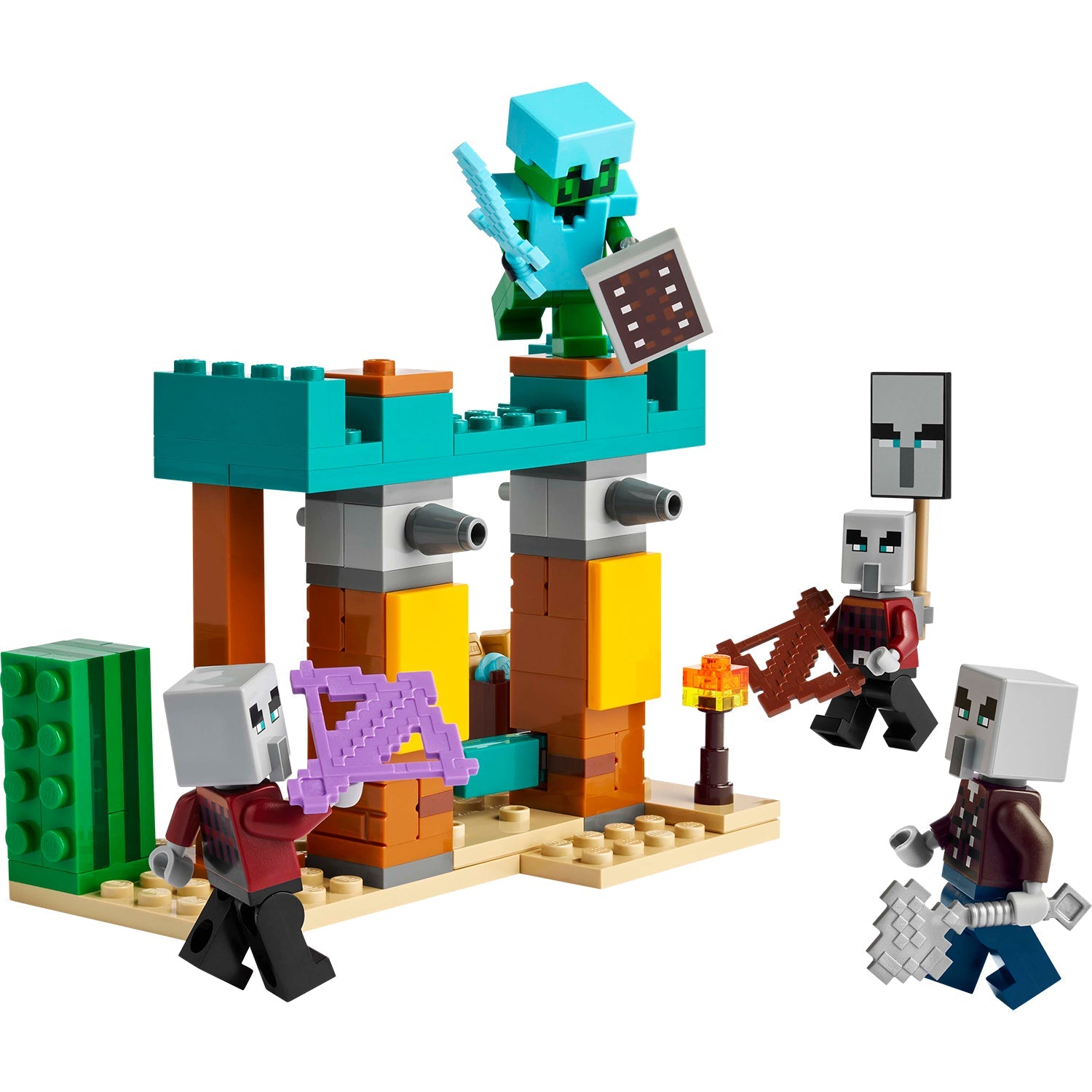LEGO® Minecraft® The Illager Desert Patrol - Đồ Chơi Lắp Ráp Sa Mạc Minecraft - LEGO 21267 - Hình ảnh chi tiết 2