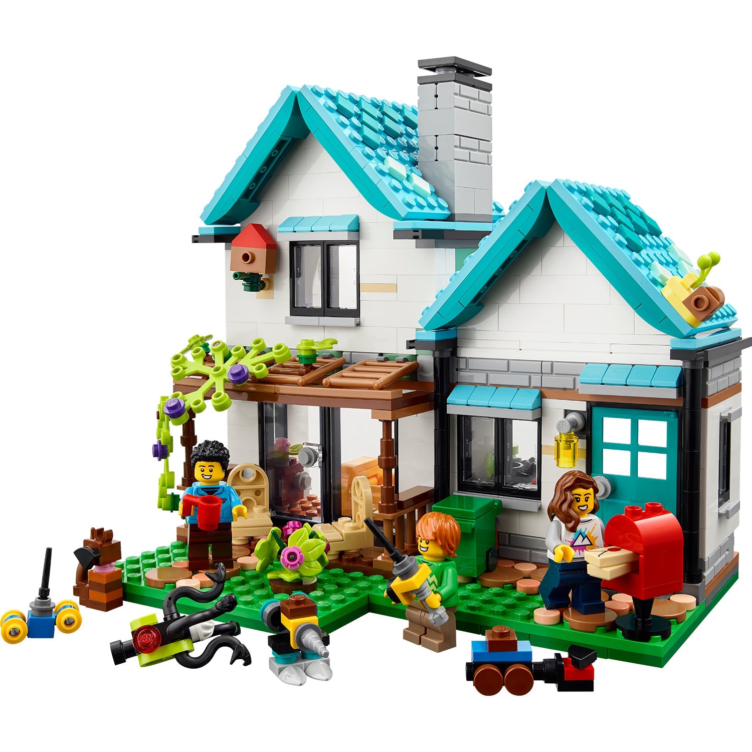 LEGO® Creator 3-in-1 Cozy House - Ngôi Nhà Ấm Cúng 3-Trong-1 - LEGO 31139 - Hình ảnh chi tiết 2