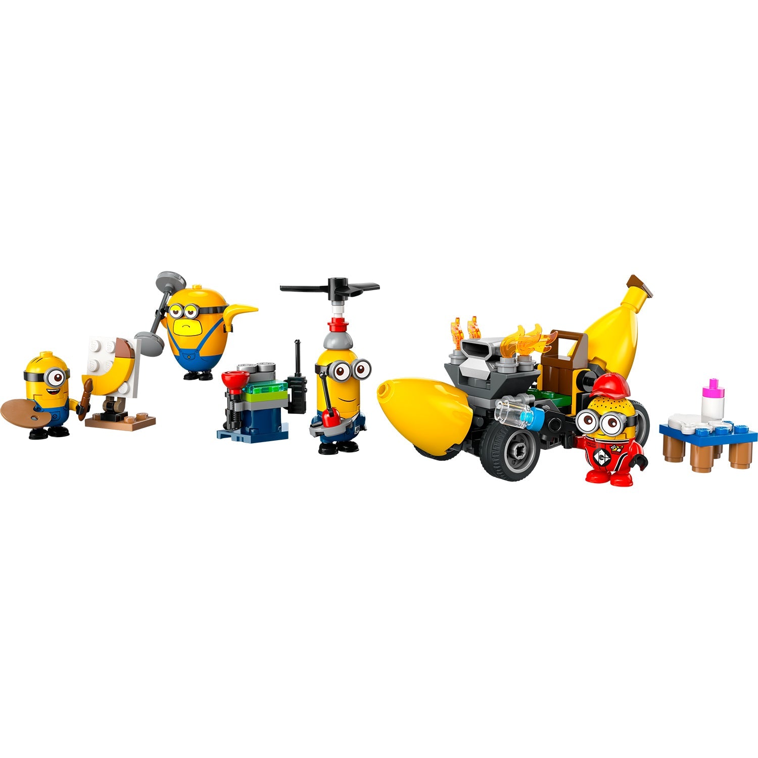 LEGO® Despicable Me 4 Minions and Banana Car - Đồ chơi lắp ráp Xe Chuối và Minions - LEGO 75580 - Hình ảnh chi tiết 2