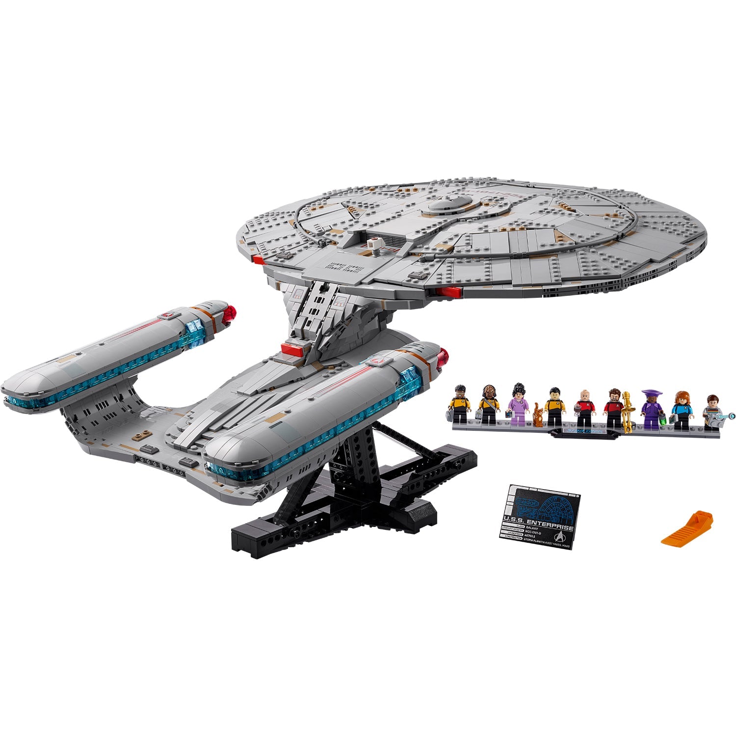 LEGO® Icons Star Trek: U.S.S. Enterprise NCC-1701-D™ - Đồ chơi lắp ráp mô hình tàu vũ trụ LEGO 10356 - Hình ảnh chi tiết 2