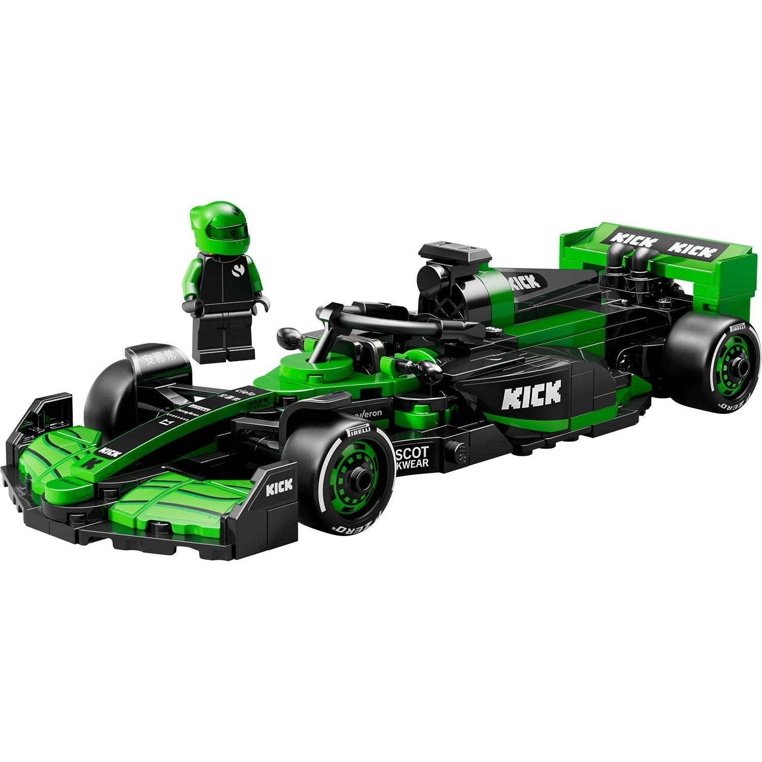 LEGO® Speed Champions - KICK Sauber F1® Team C44 Race Car Đồ Chơi Lắp Ráp Xe Đua F1 LEGO 77247 - Hình ảnh chi tiết 2