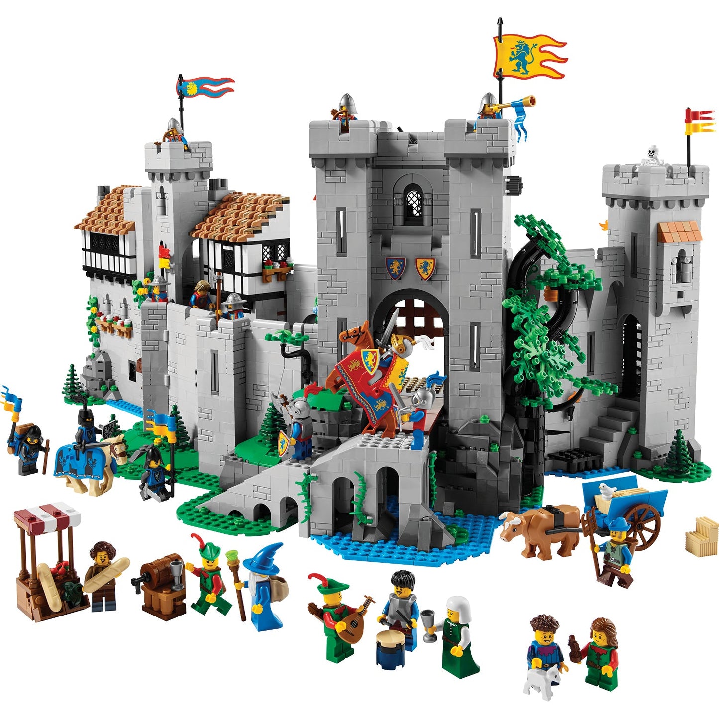 LEGO® ICONS™ Lion Knights' Castle - Bộ Lắp Ráp Lâu Đài Hiệp Sĩ Sư Tử - LEGO 10305 - Hình ảnh chi tiết 2